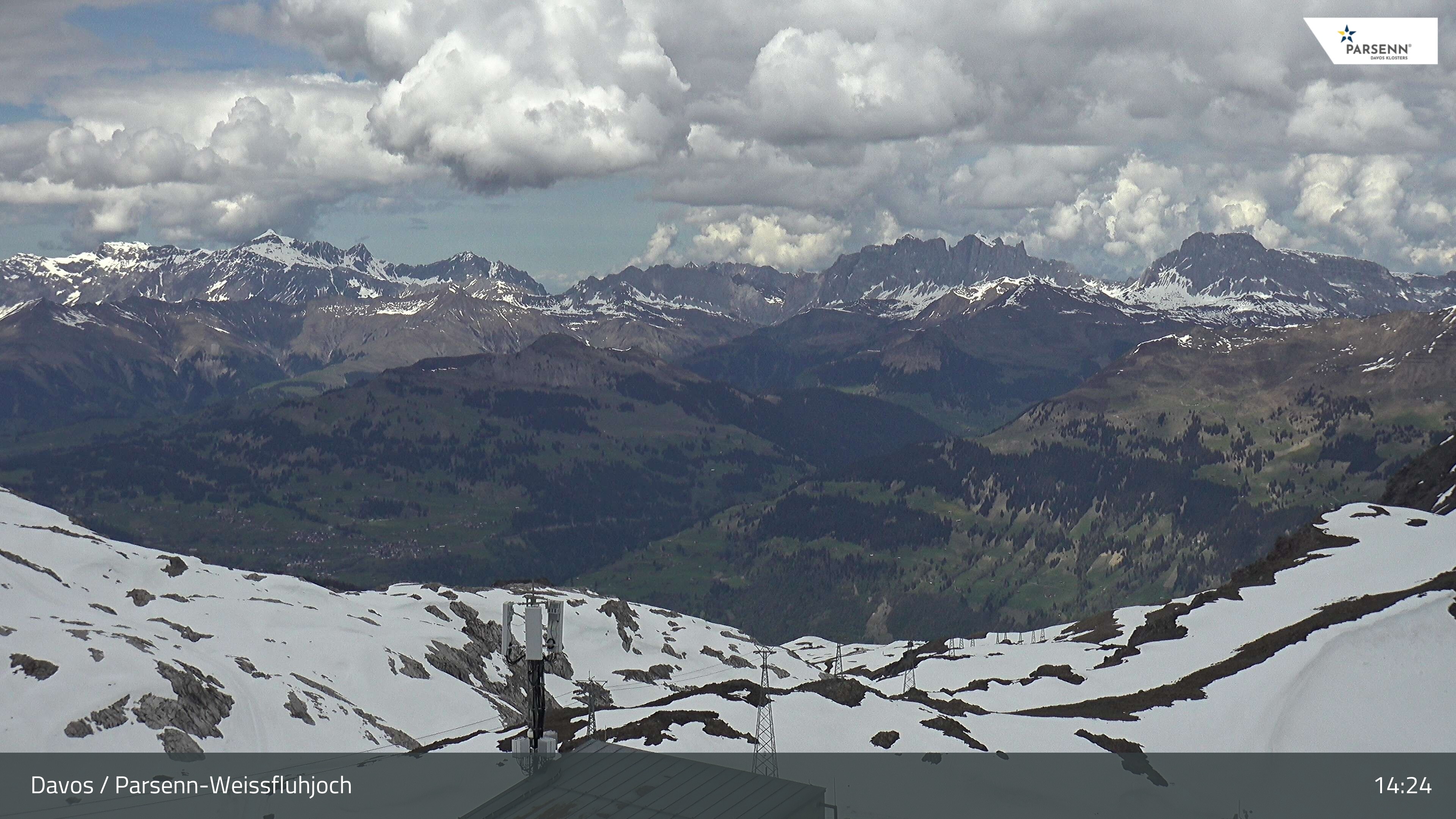 Archiv Foto Webcam Weissfluhjoch - Schifer
