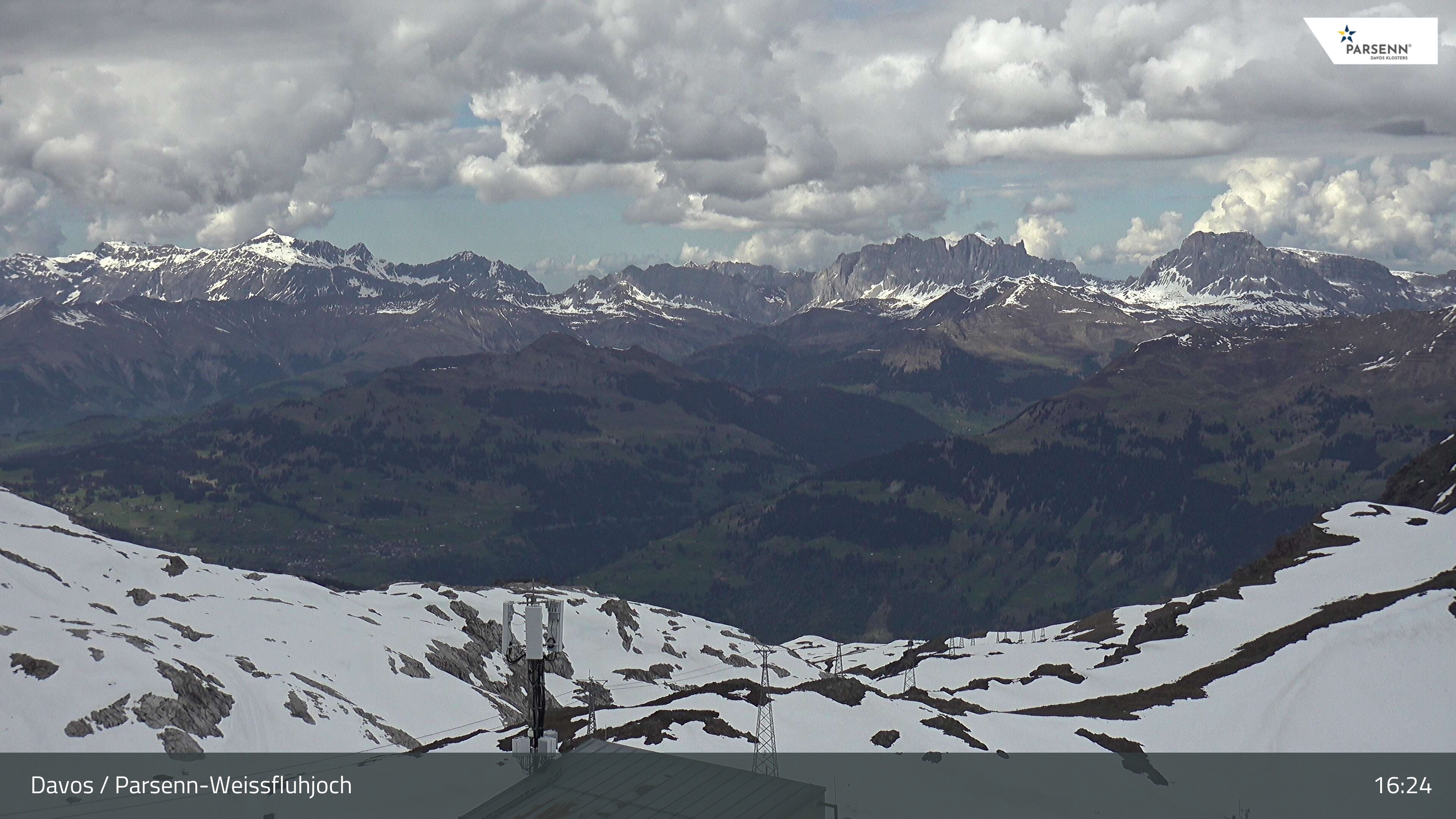 Archiv Foto Webcam Weissfluhjoch - Schifer