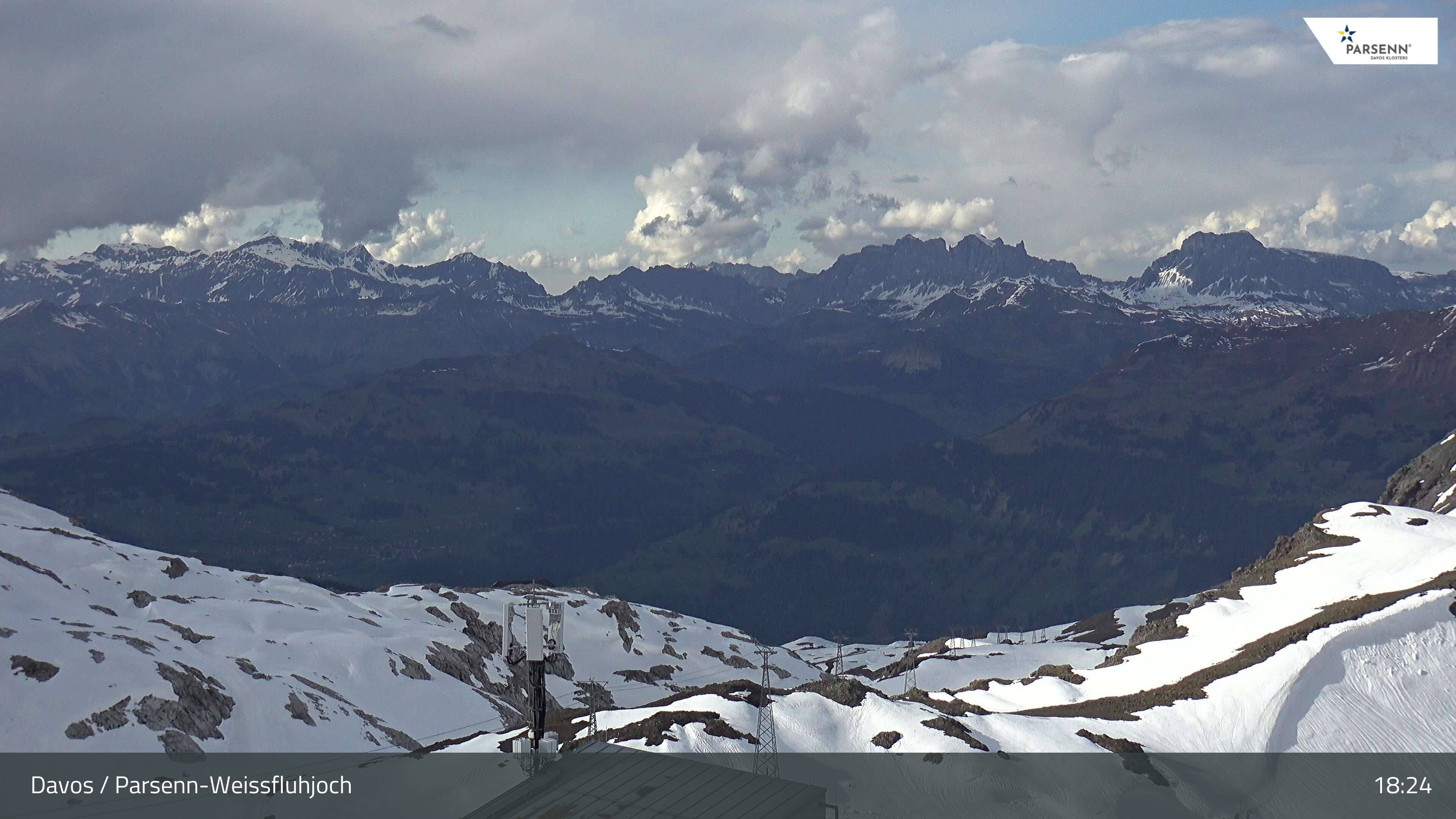 Archiv Foto Webcam Weissfluhjoch - Schifer