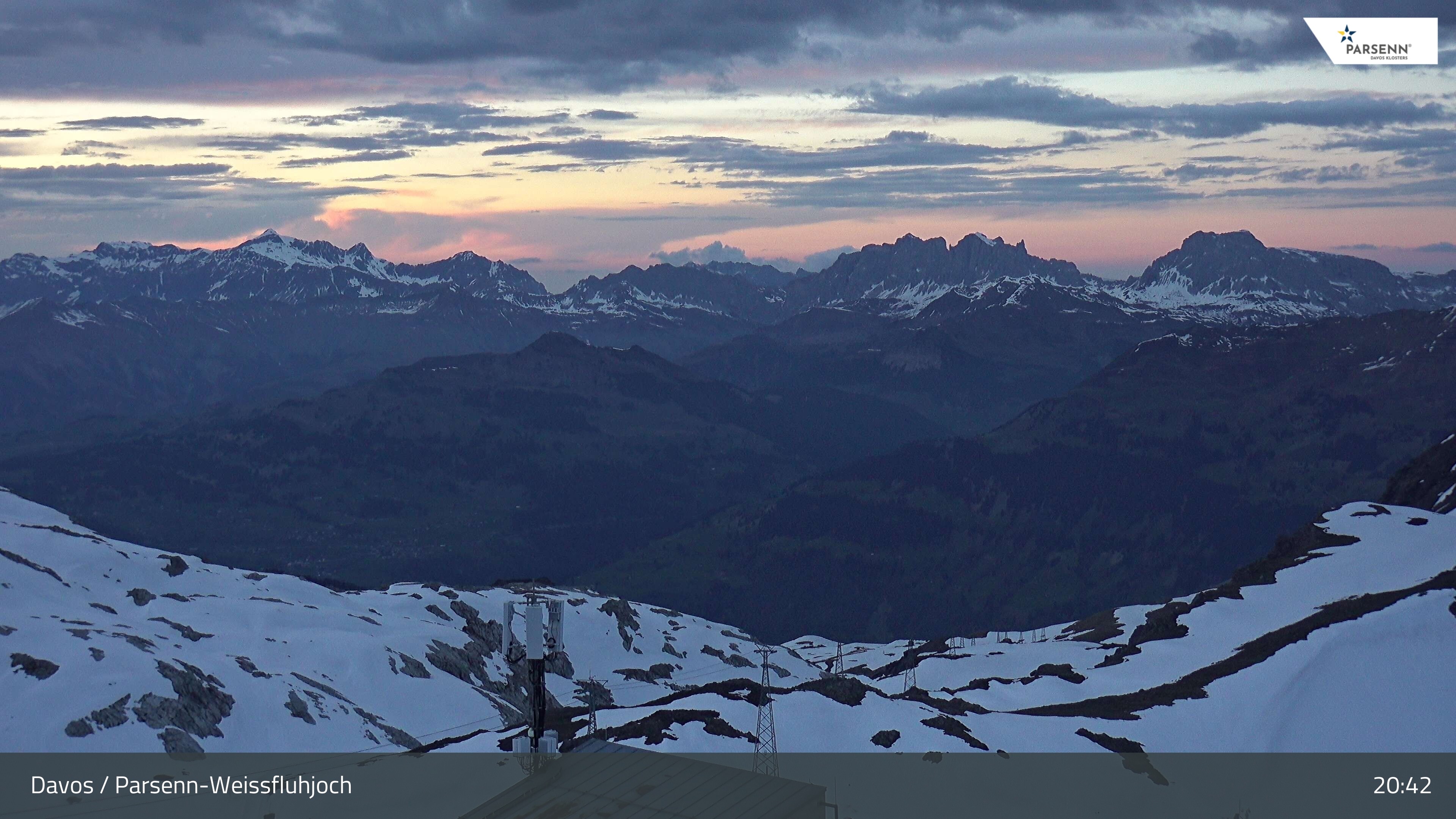 Archiv Foto Webcam Weissfluhjoch - Schifer