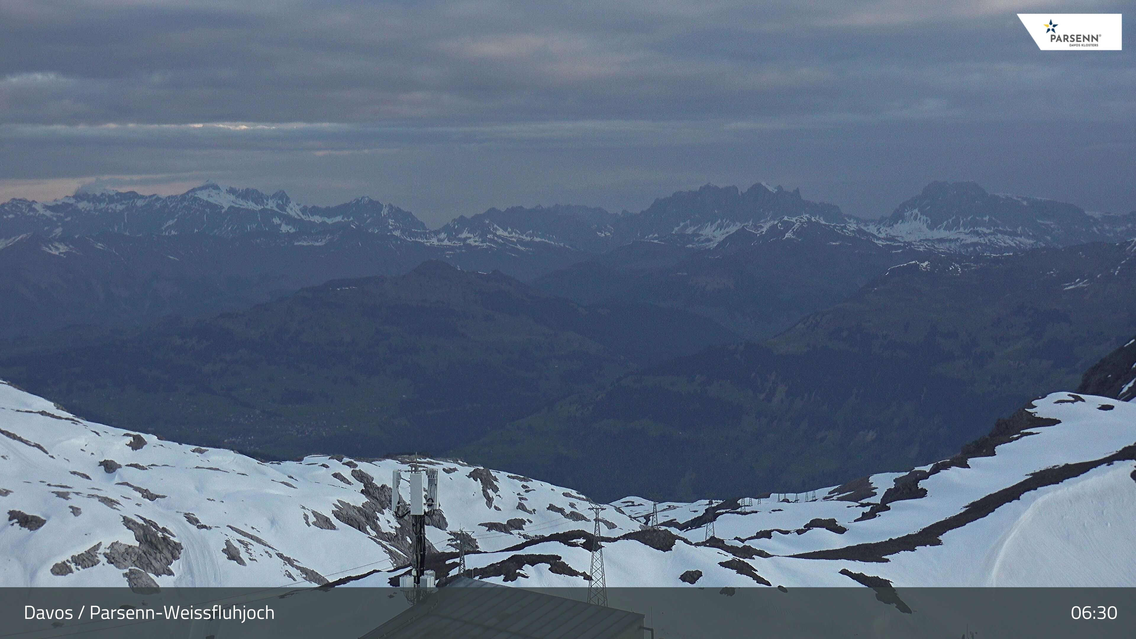 Archiv Foto Webcam Weissfluhjoch - Schifer