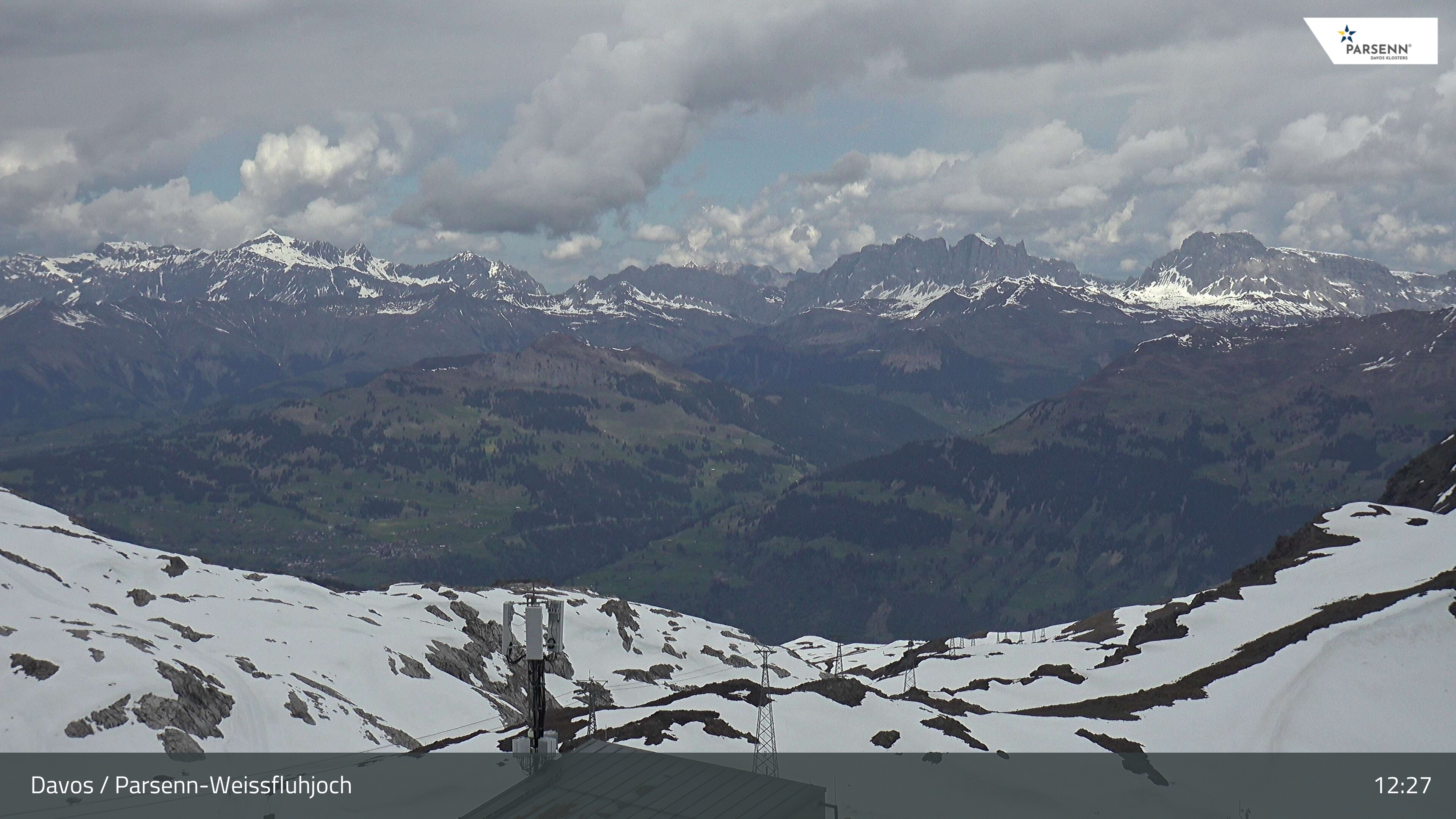 Archiv Foto Webcam Weissfluhjoch - Schifer