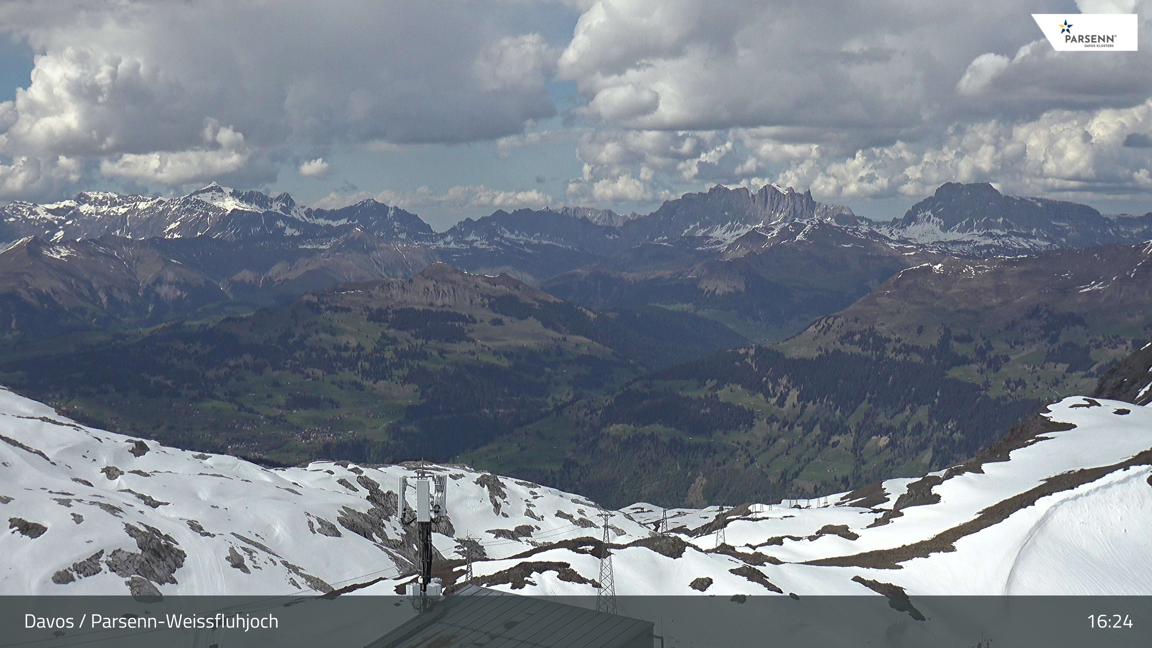 Archiv Foto Webcam Weissfluhjoch - Schifer