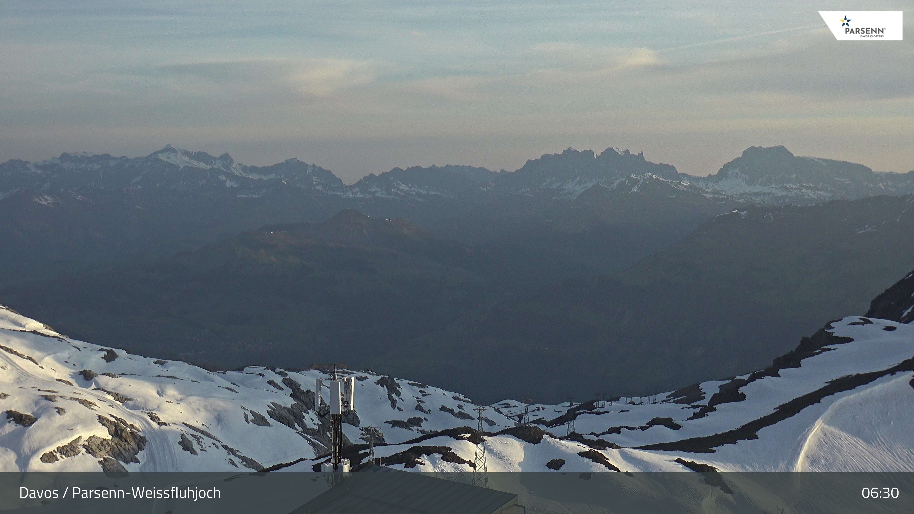 Archiv Foto Webcam Weissfluhjoch - Schifer