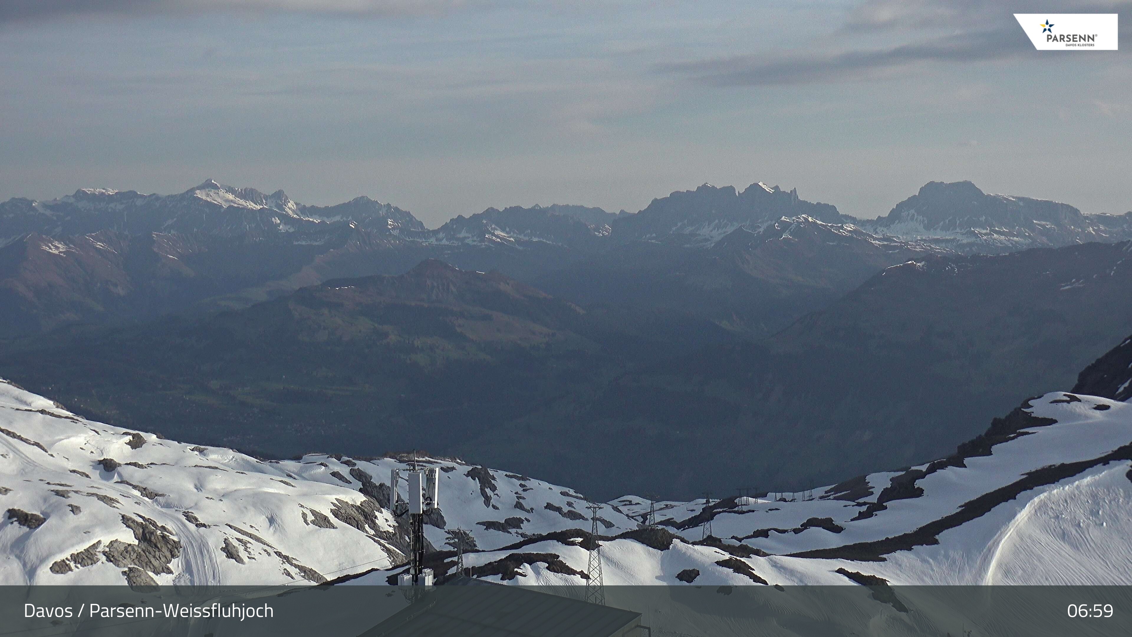 Archiv Foto Webcam Weissfluhjoch - Schifer