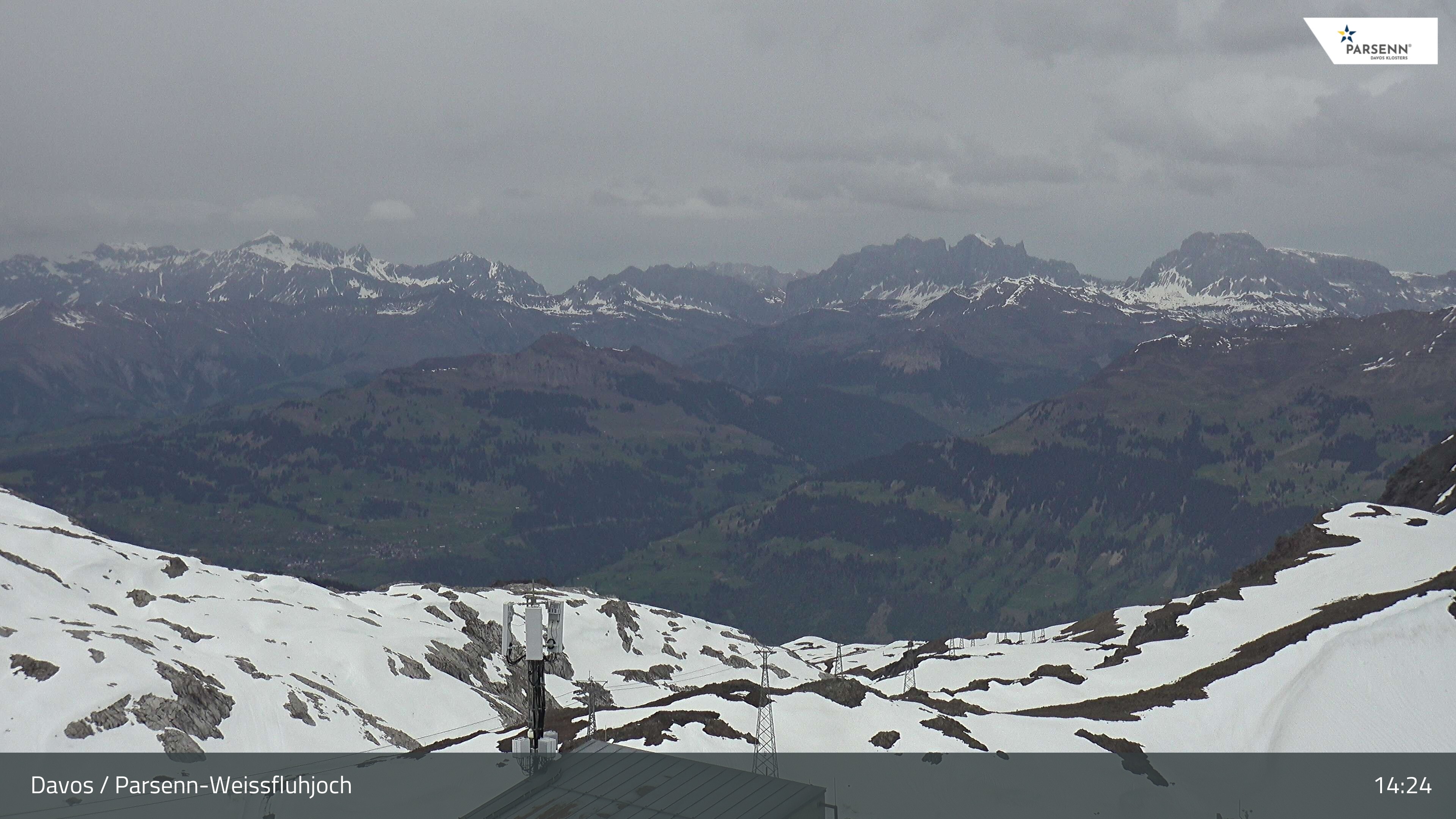 Archiv Foto Webcam Weissfluhjoch - Schifer