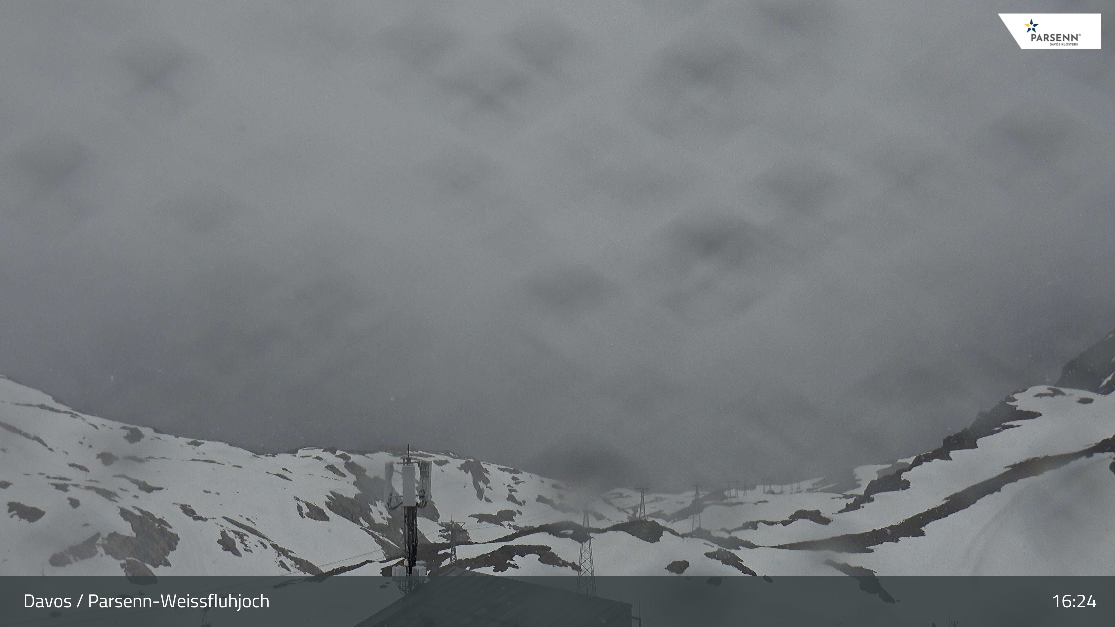 Archived image Webcam Weissfluhjoch, Davos Klosters