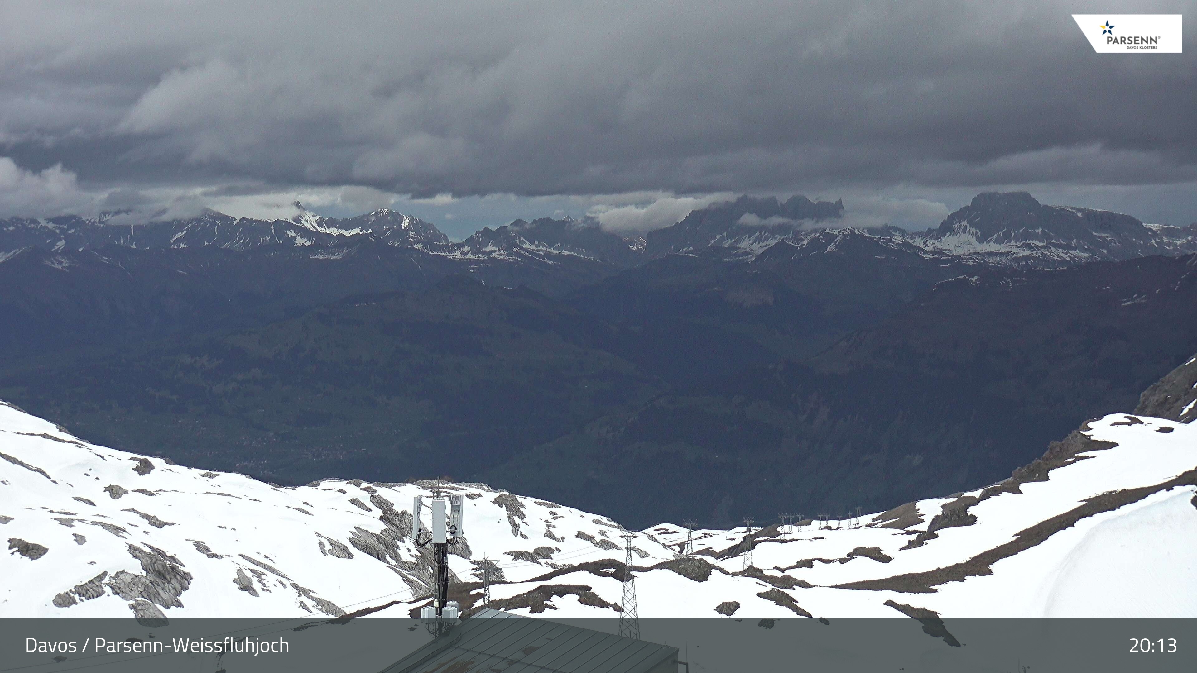 Archived image Webcam Weissfluhjoch, Davos Klosters