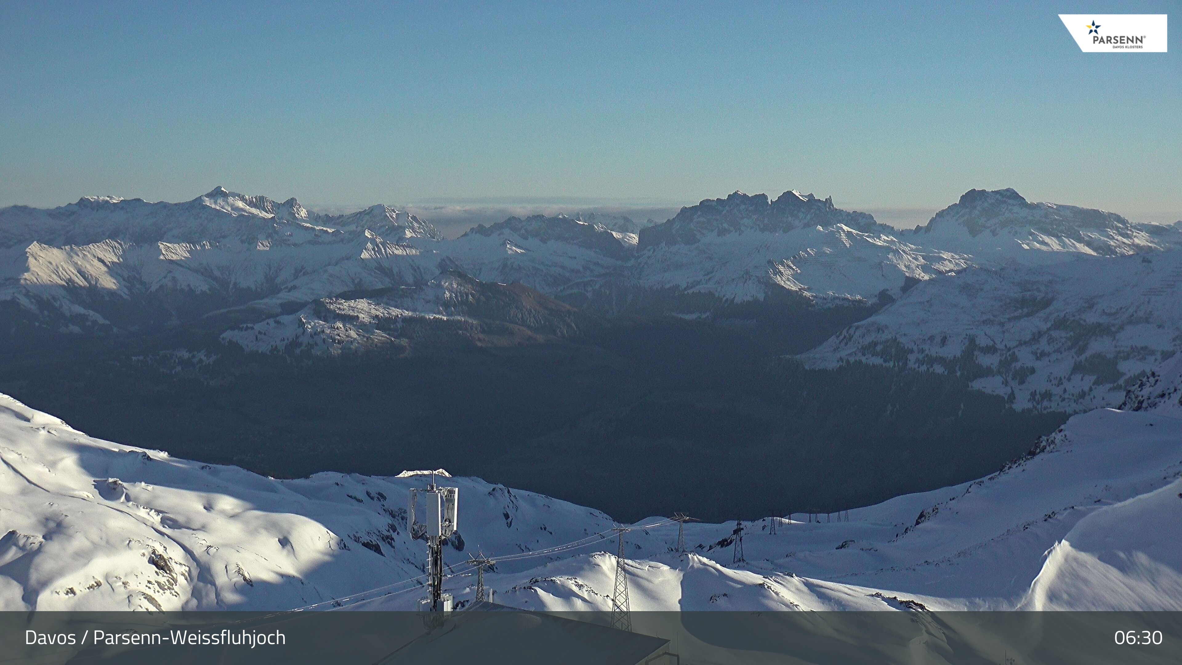 Archived image Webcam Weissfluhjoch, Davos Klosters