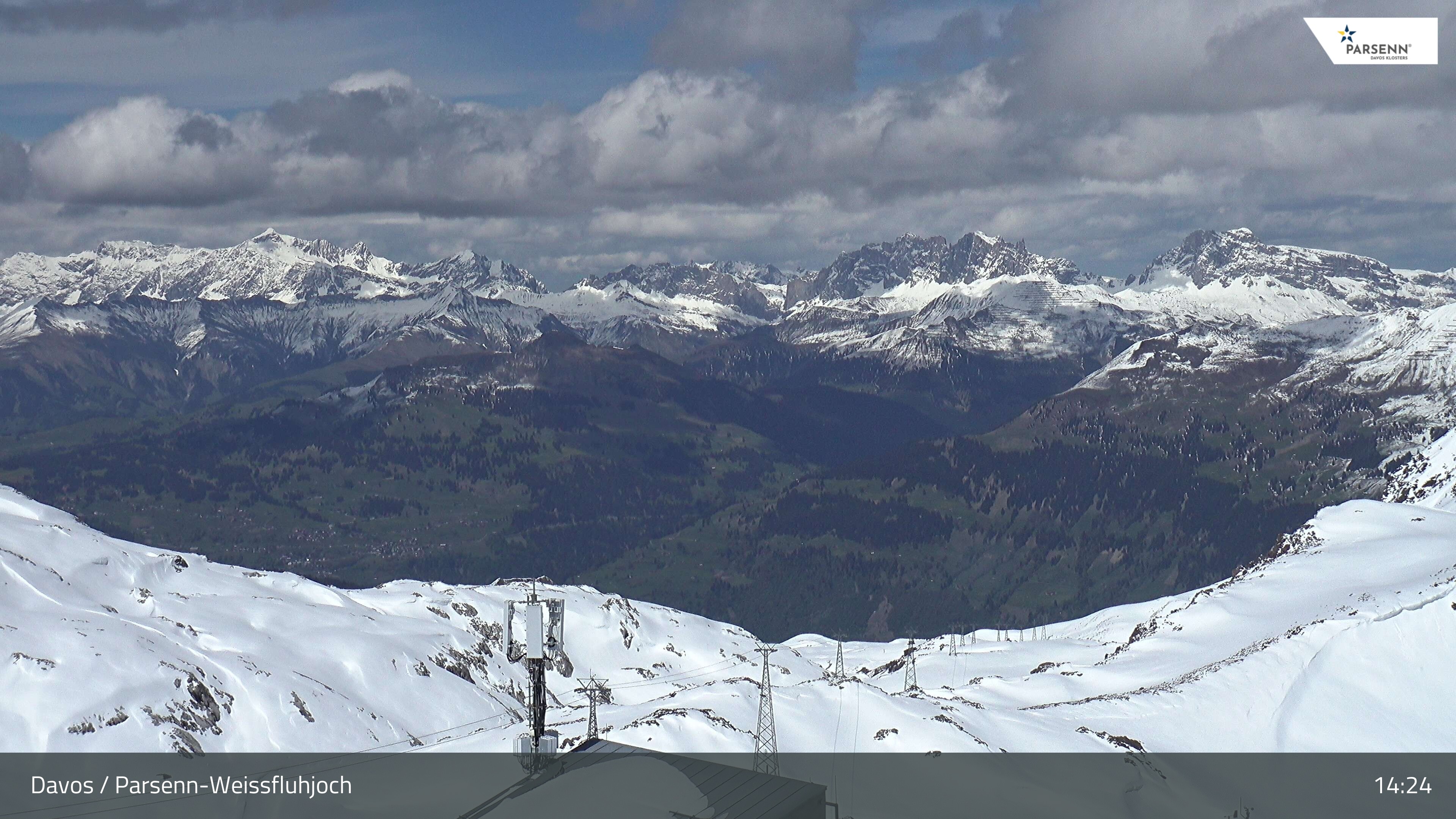 Archiv Foto Webcam Weissfluhjoch - Schifer
