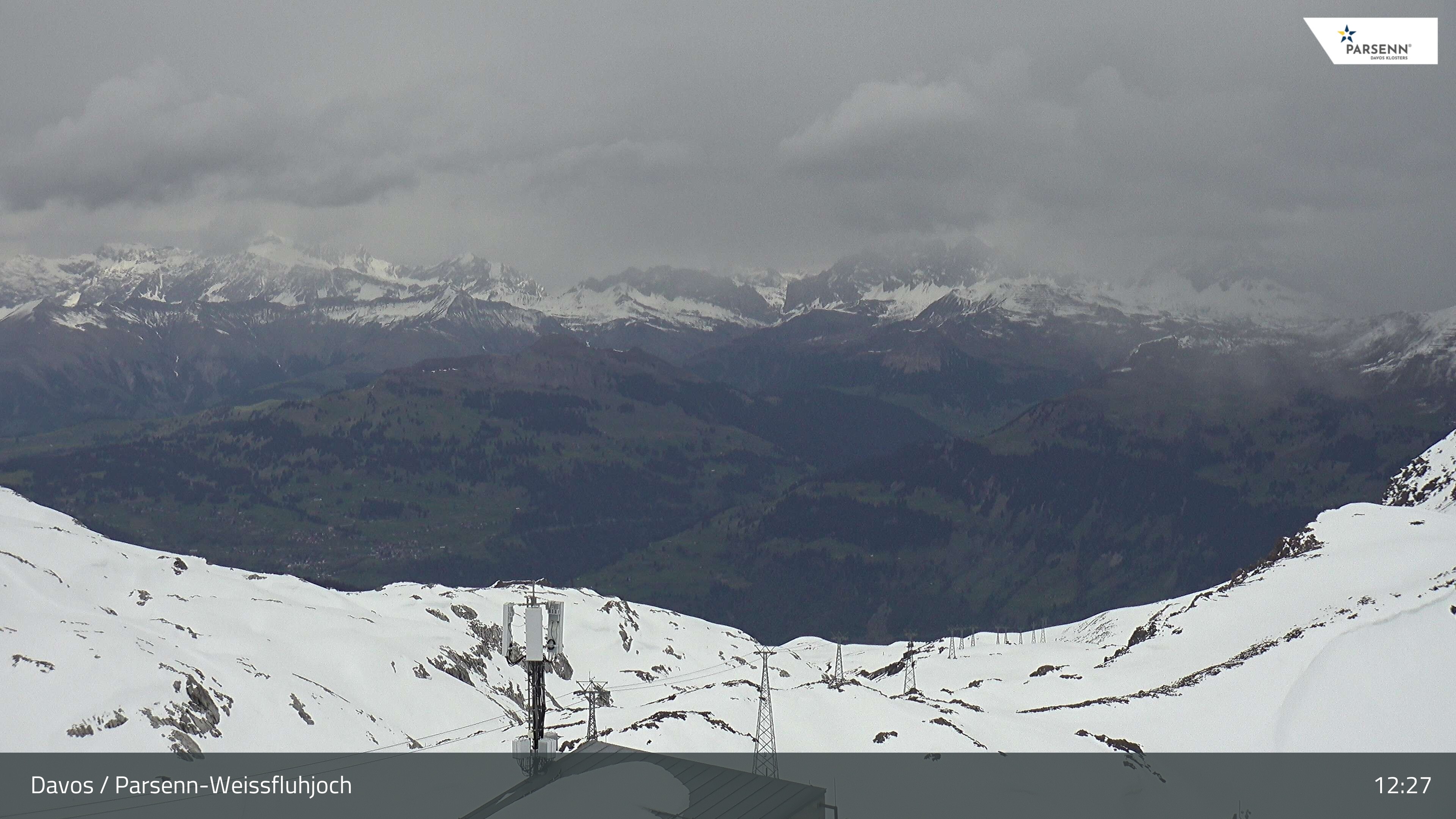 Archived image Webcam Weissfluhjoch, Davos Klosters