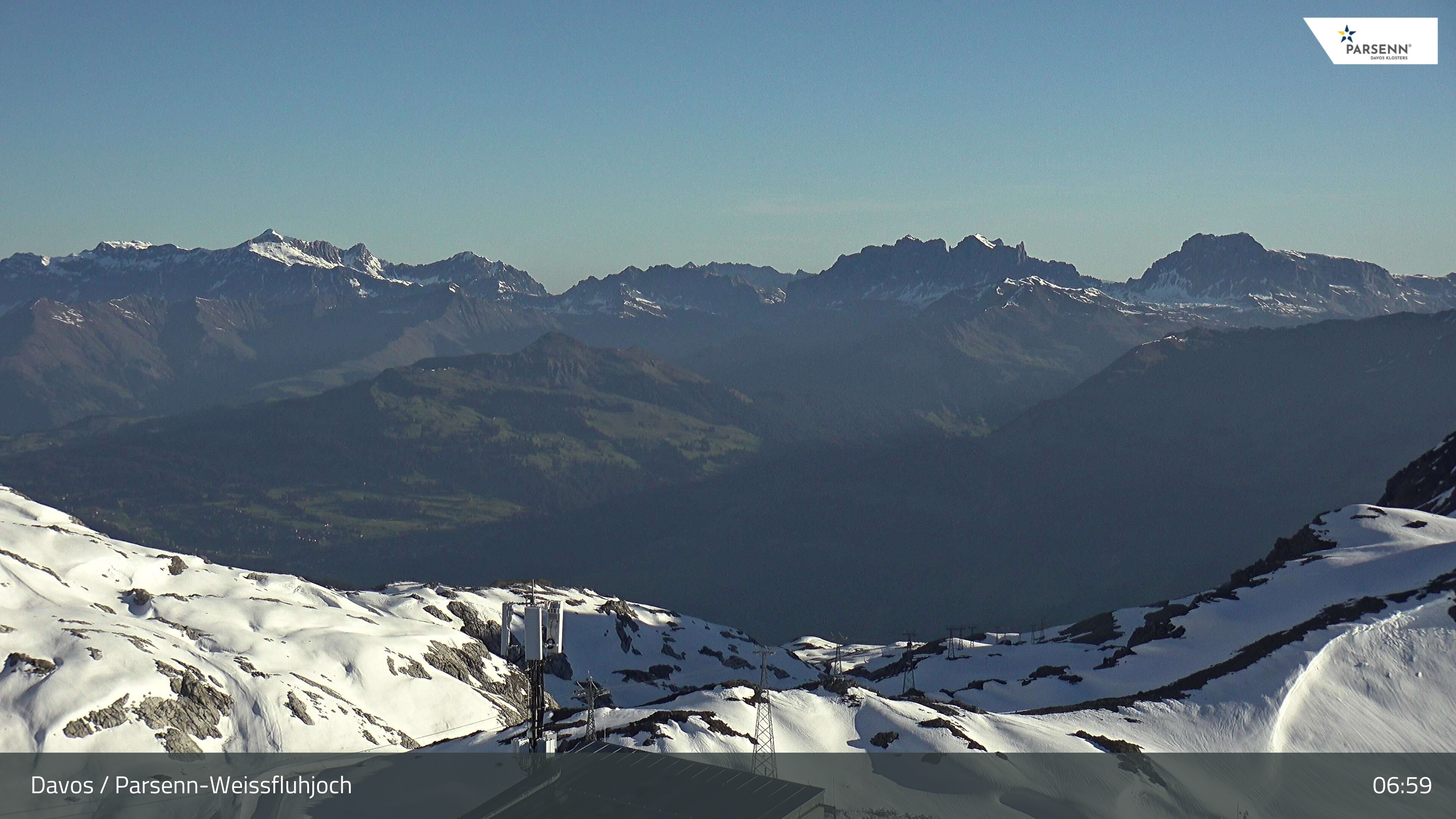 Archiv Foto Webcam Weissfluhjoch - Schifer