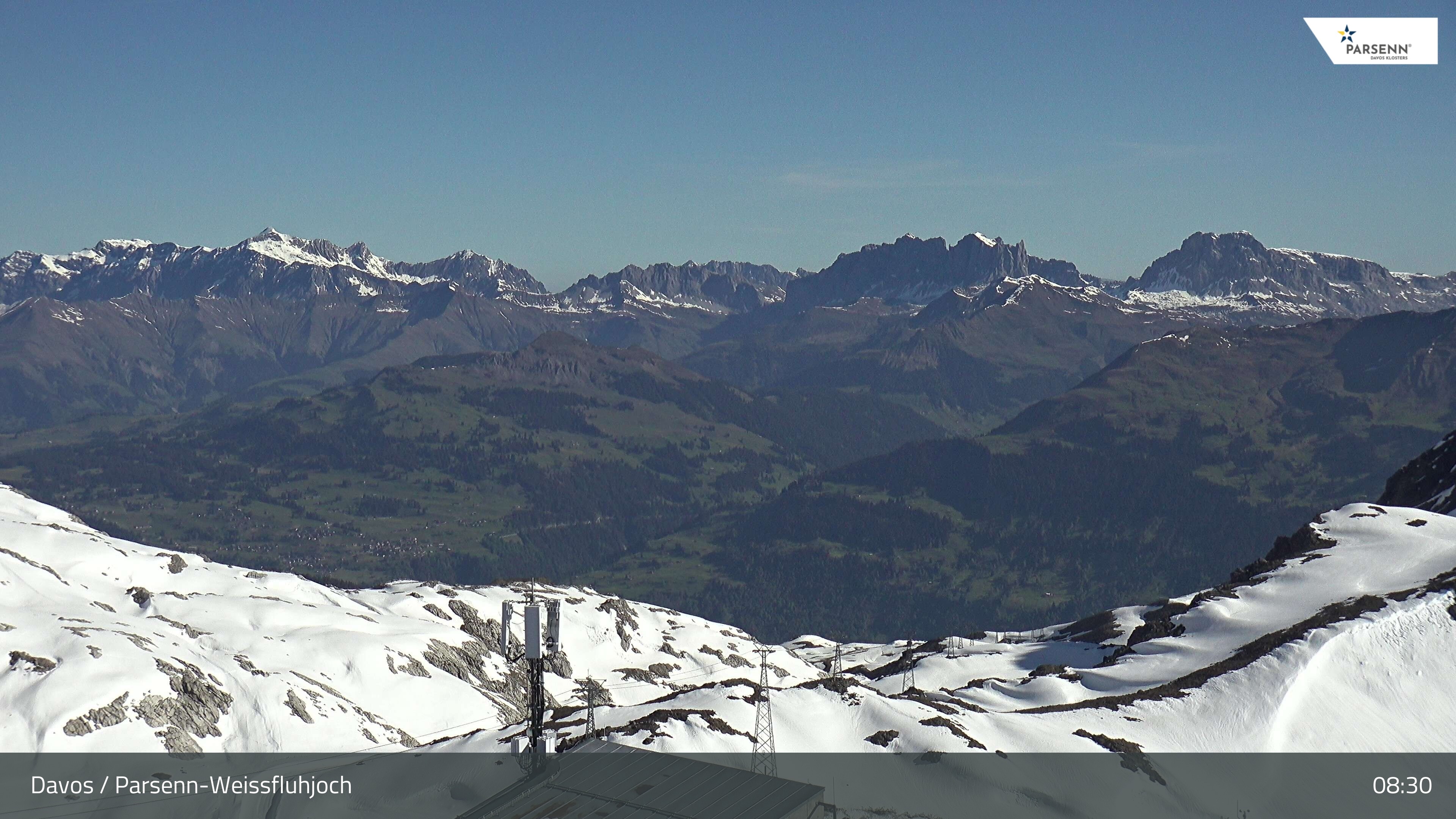 Archiv Foto Webcam Weissfluhjoch - Schifer