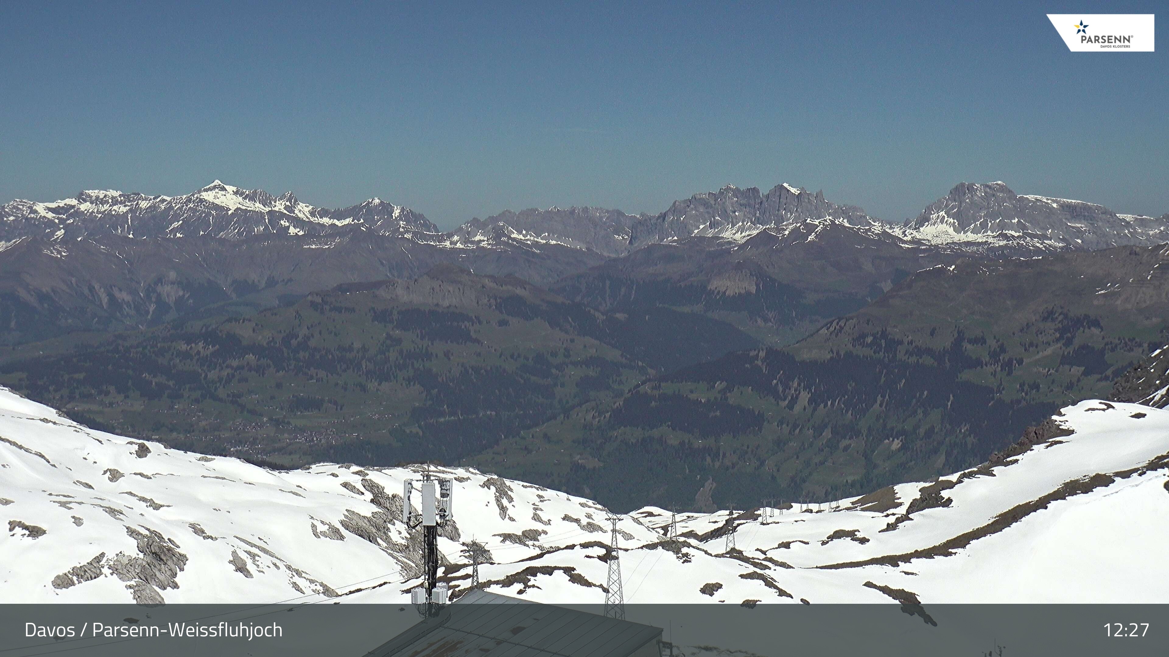 Archiv Foto Webcam Weissfluhjoch - Schifer