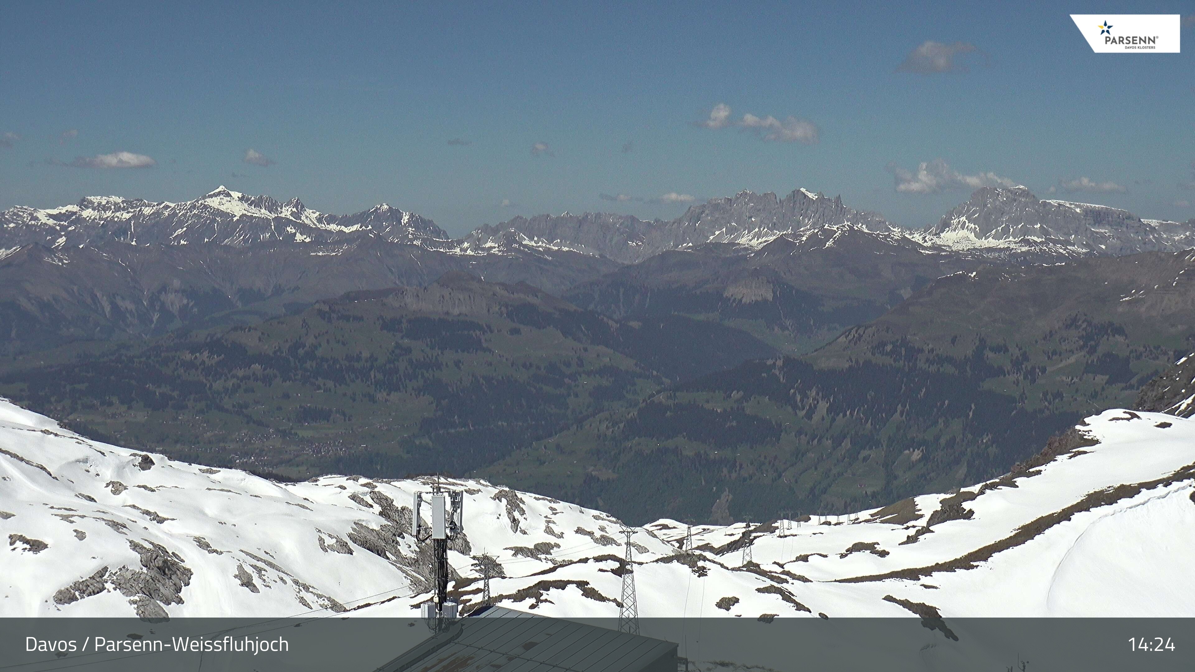 Archiv Foto Webcam Weissfluhjoch - Schifer
