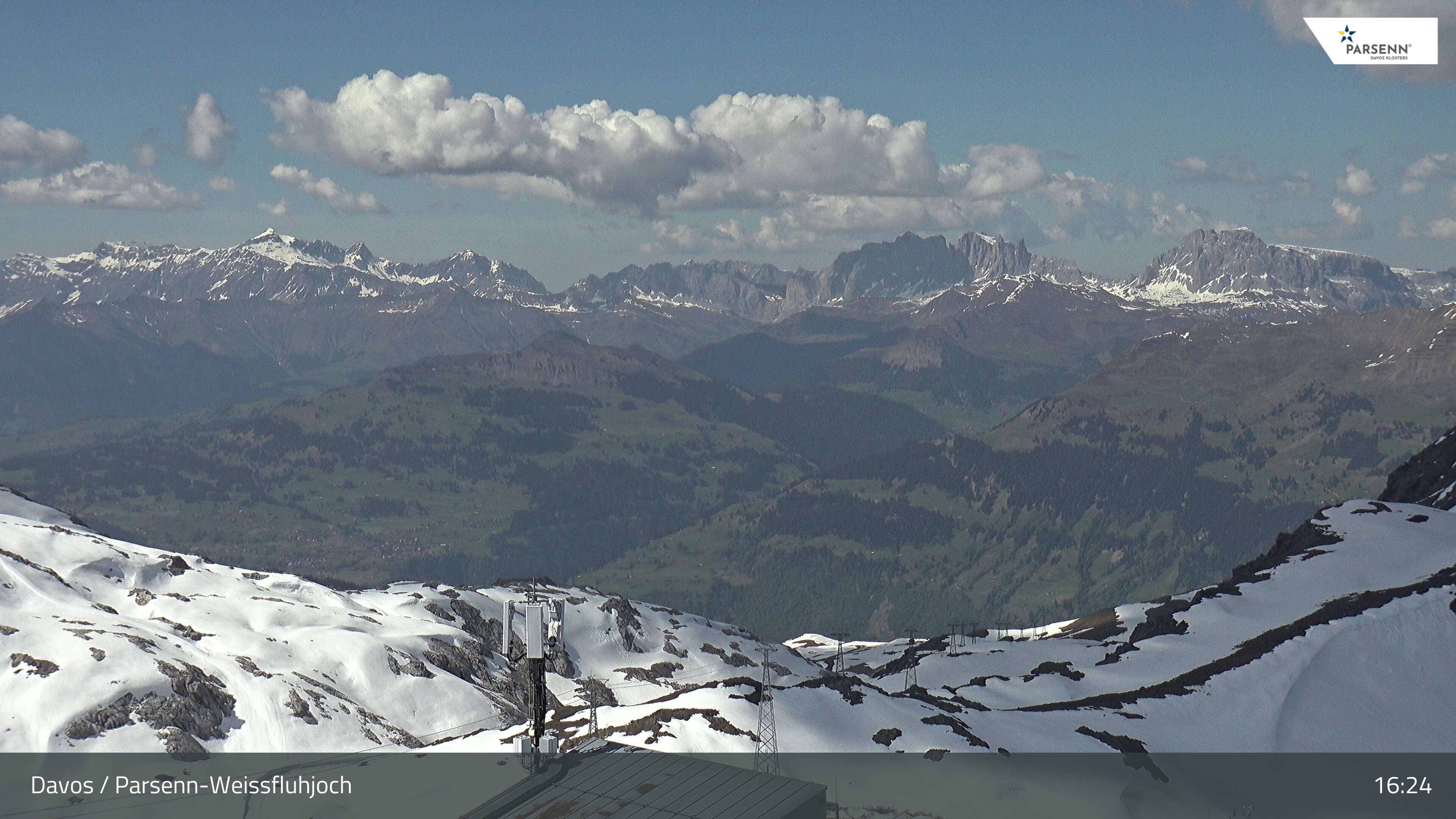 Archiv Foto Webcam Weissfluhjoch - Schifer