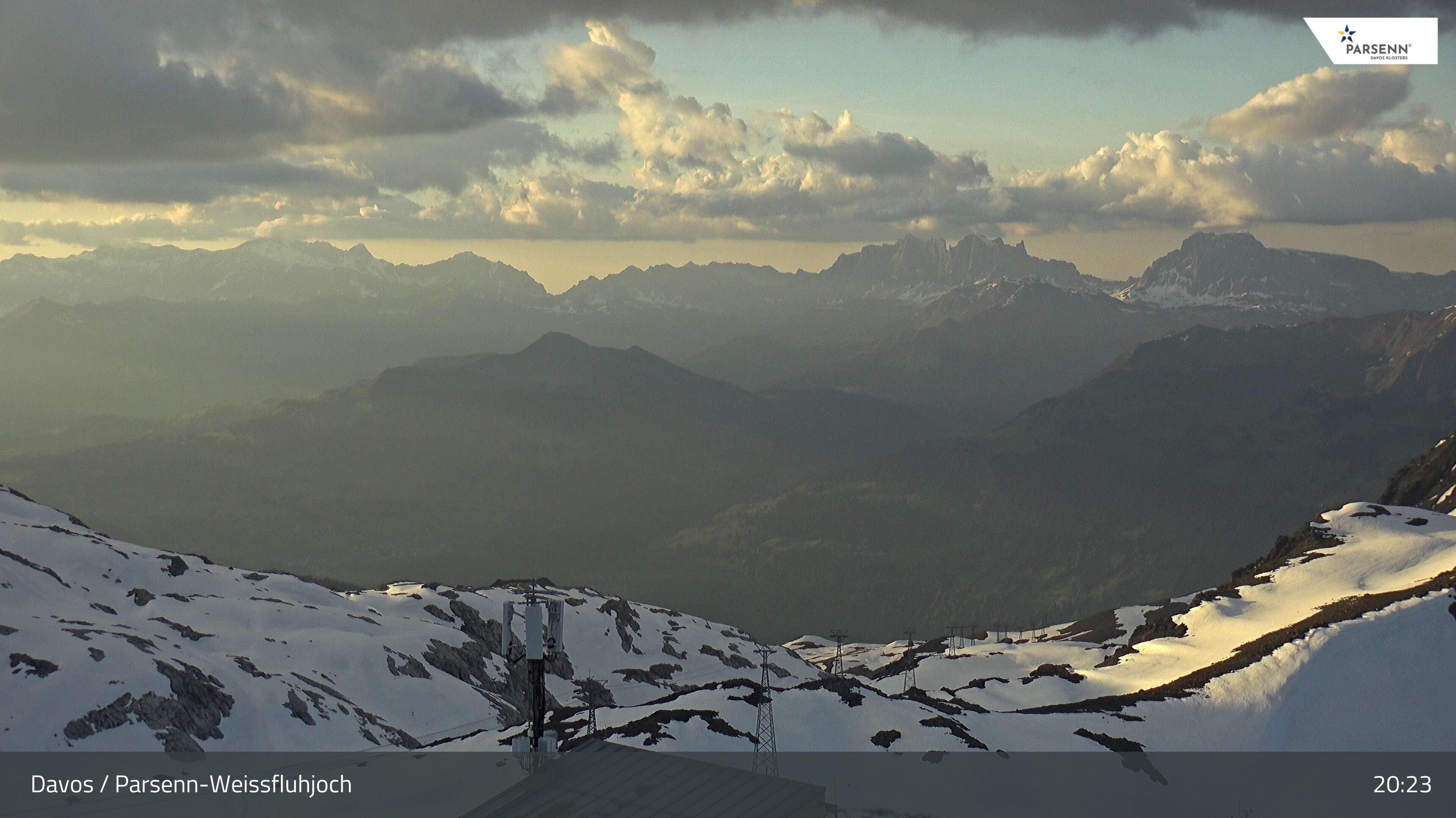 Archiv Foto Webcam Weissfluhjoch - Schifer
