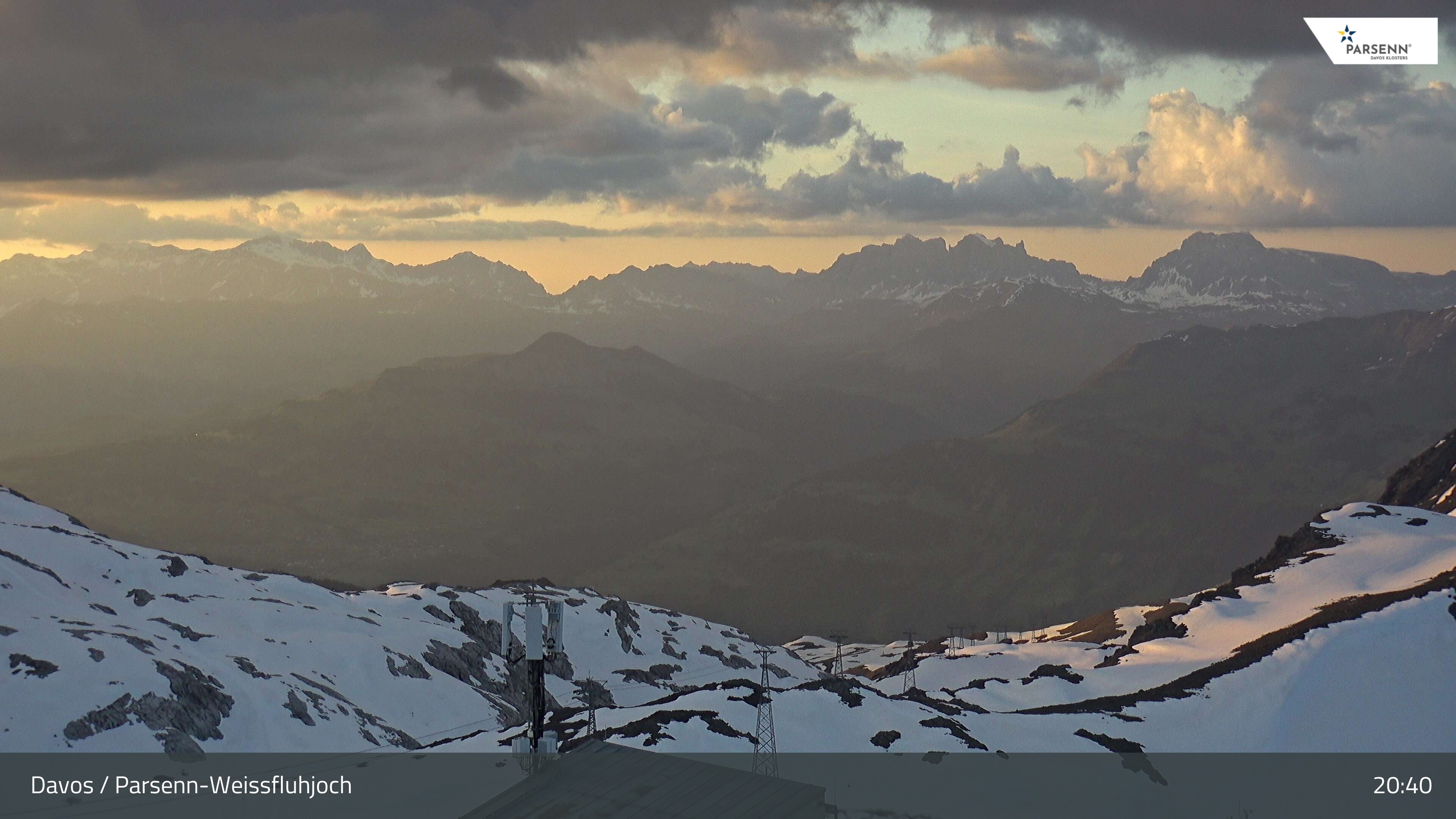 Archived image Webcam Weissfluhjoch, Davos Klosters