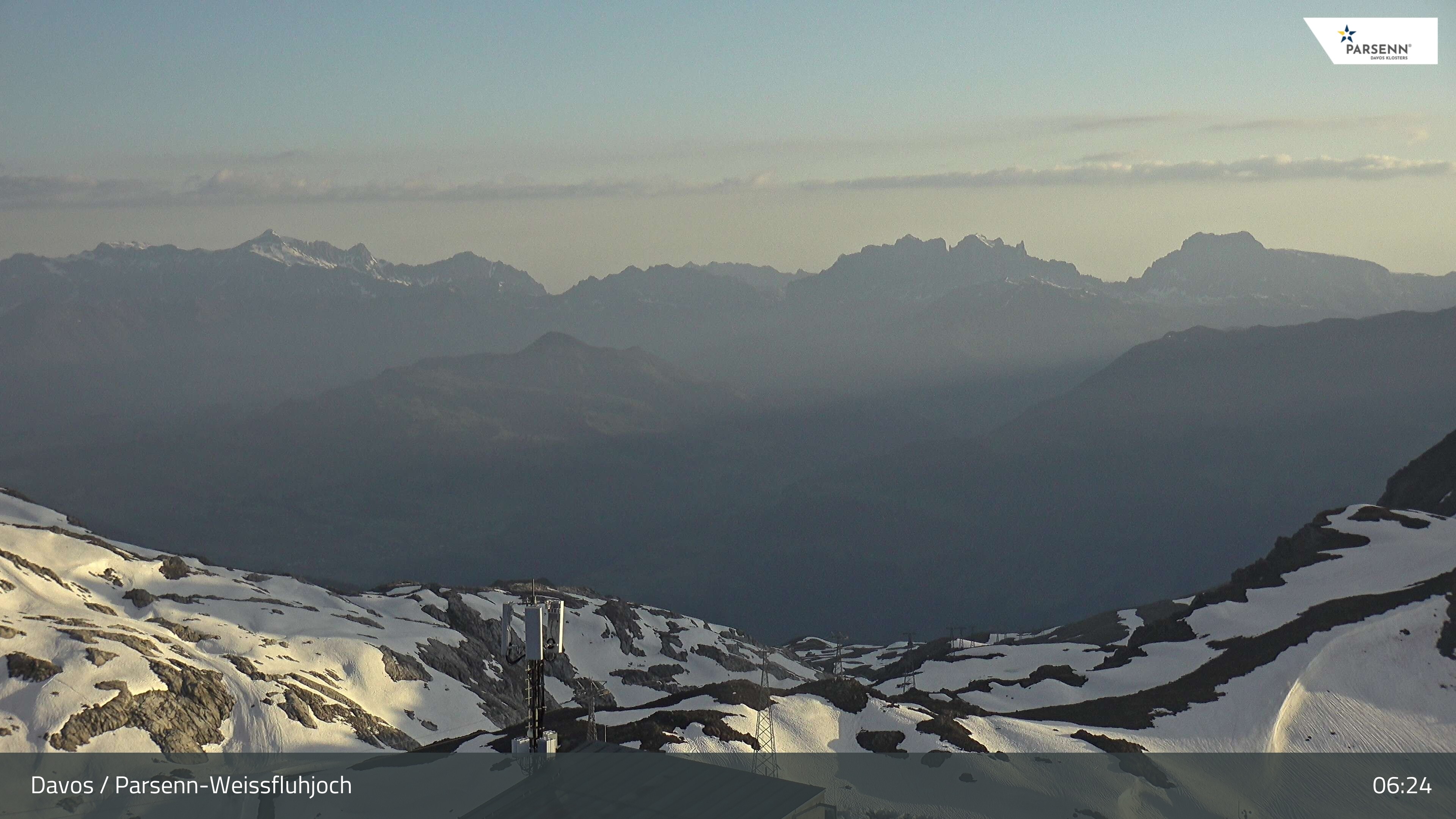 Archived image Webcam Weissfluhjoch, Davos Klosters