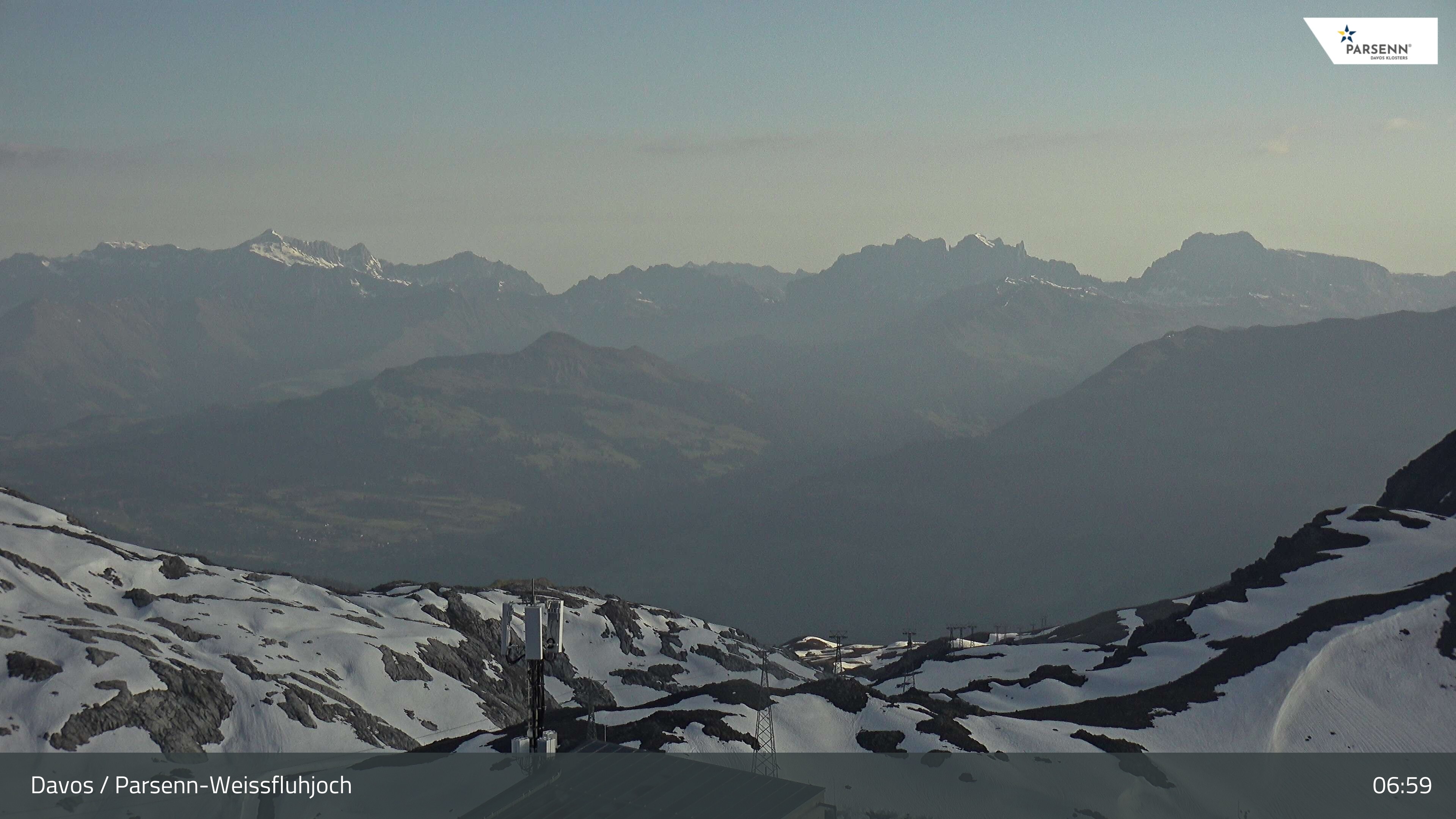 Archiv Foto Webcam Weissfluhjoch - Schifer