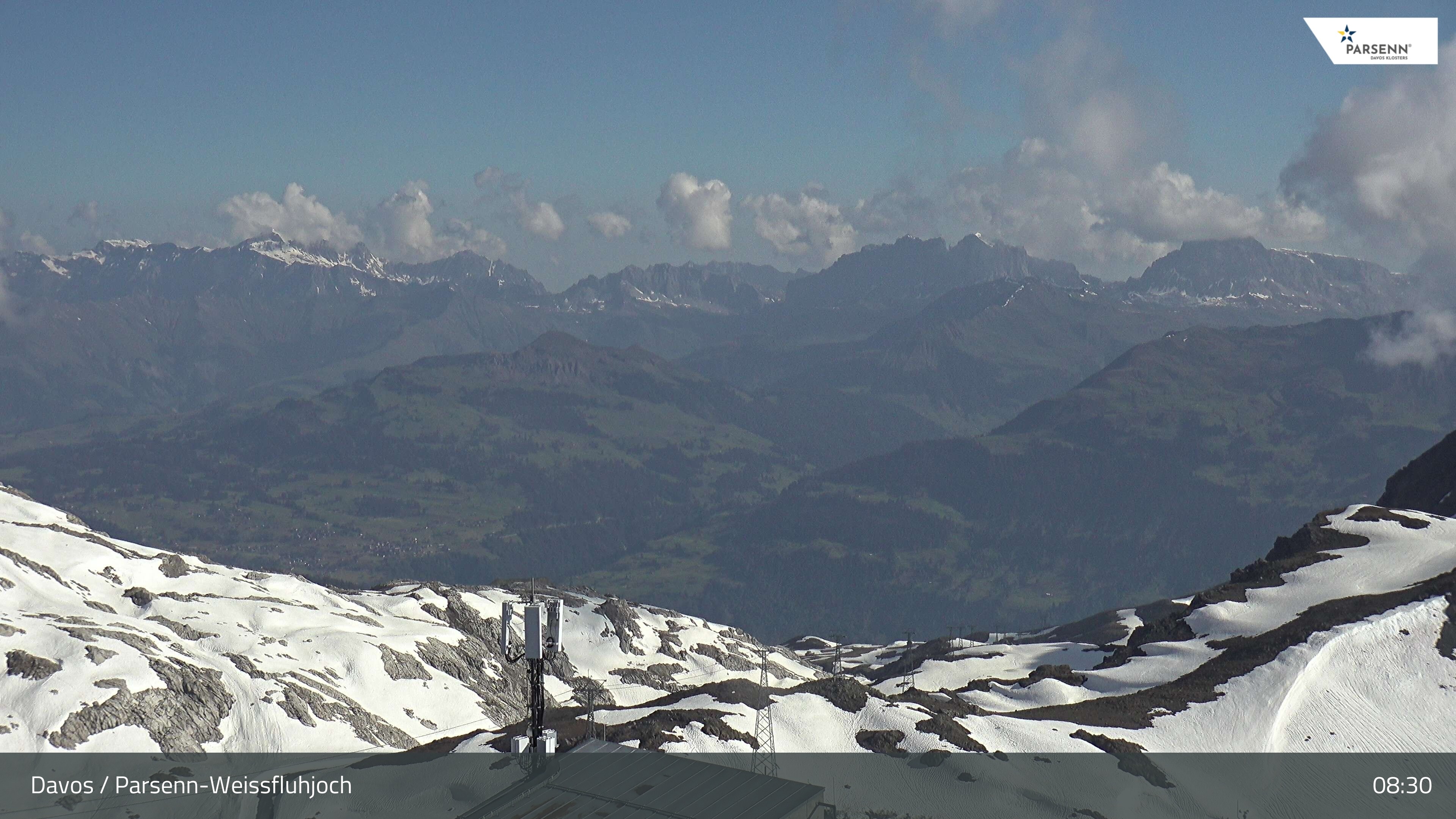 Archiv Foto Webcam Weissfluhjoch - Schifer