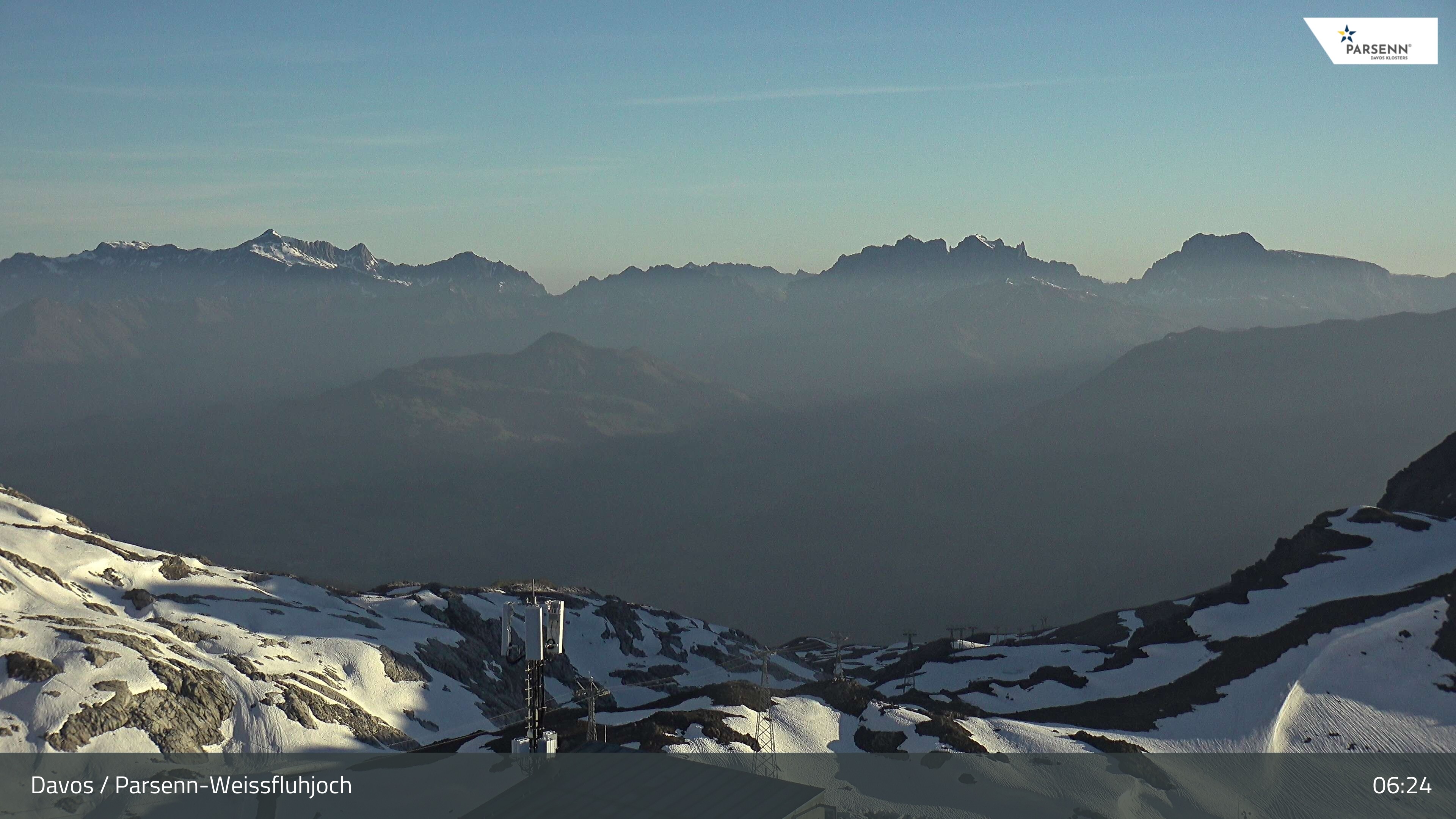 Archived image Webcam Weissfluhjoch, Davos Klosters