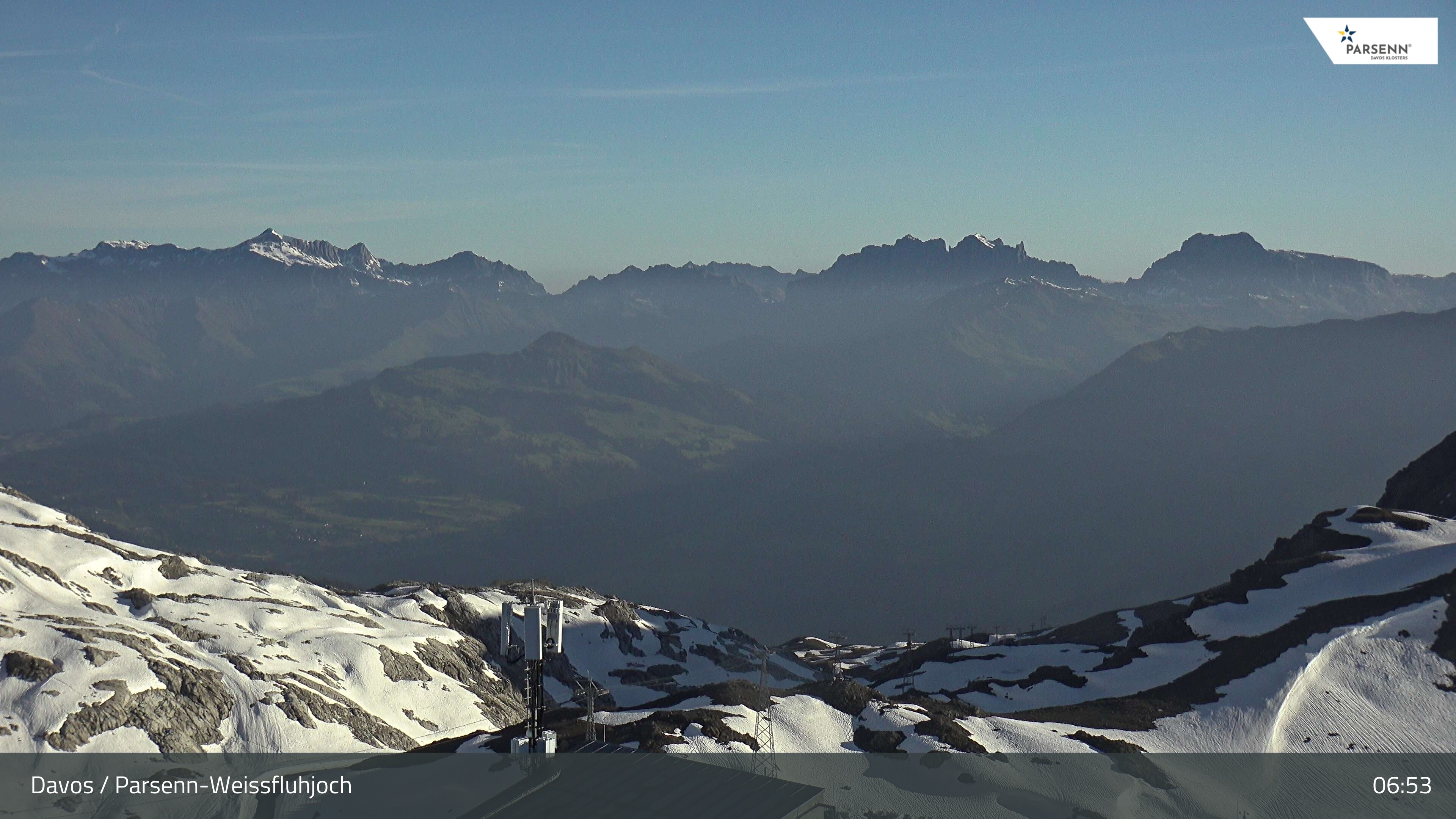 Archived image Webcam Weissfluhjoch, Davos Klosters