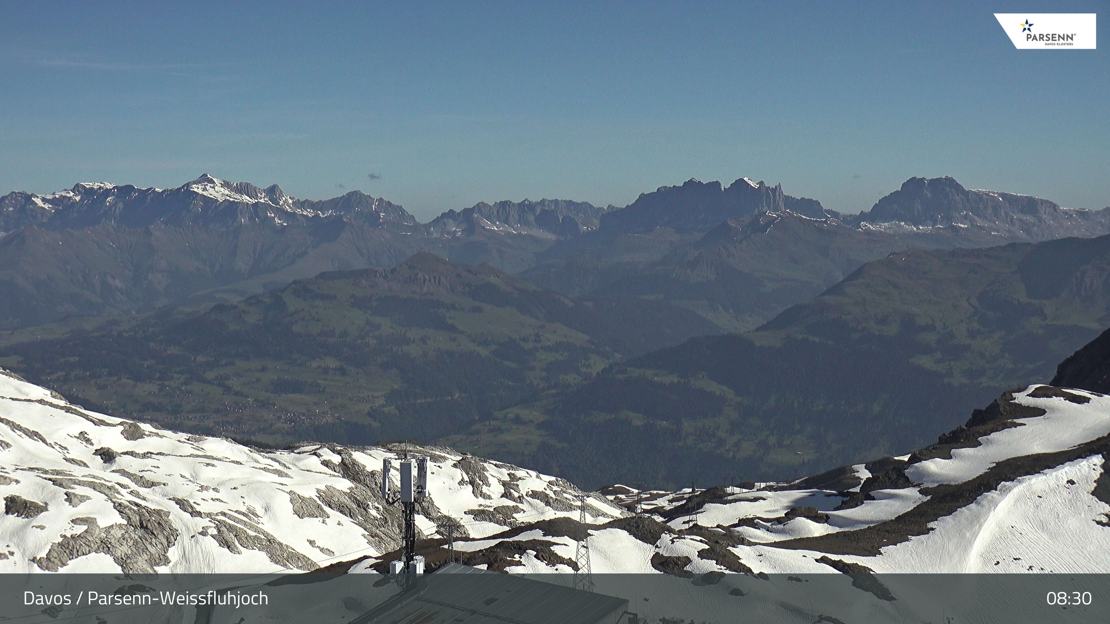 Archived image Webcam Weissfluhjoch, Davos Klosters