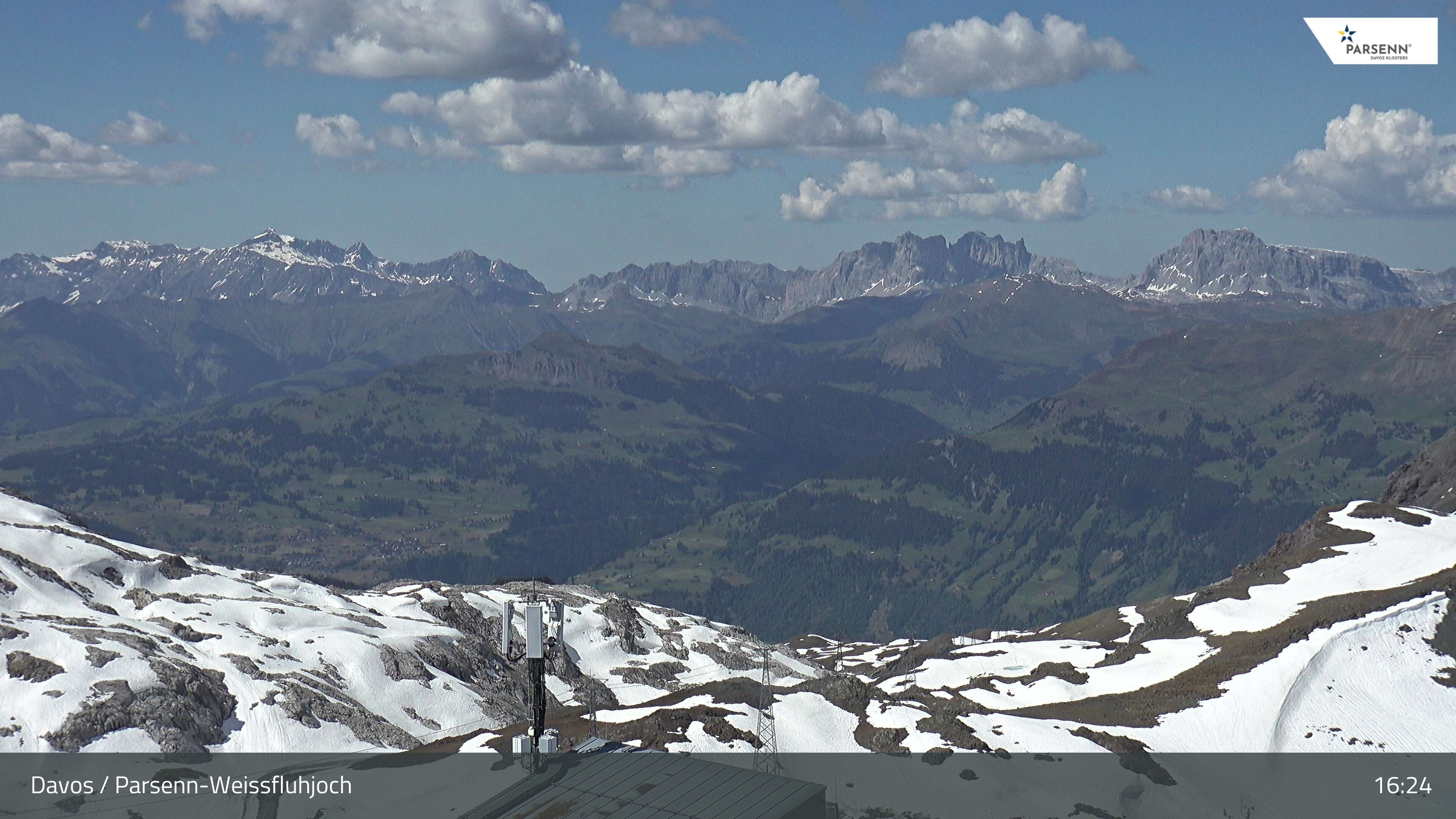 Archived image Webcam Weissfluhjoch, Davos Klosters