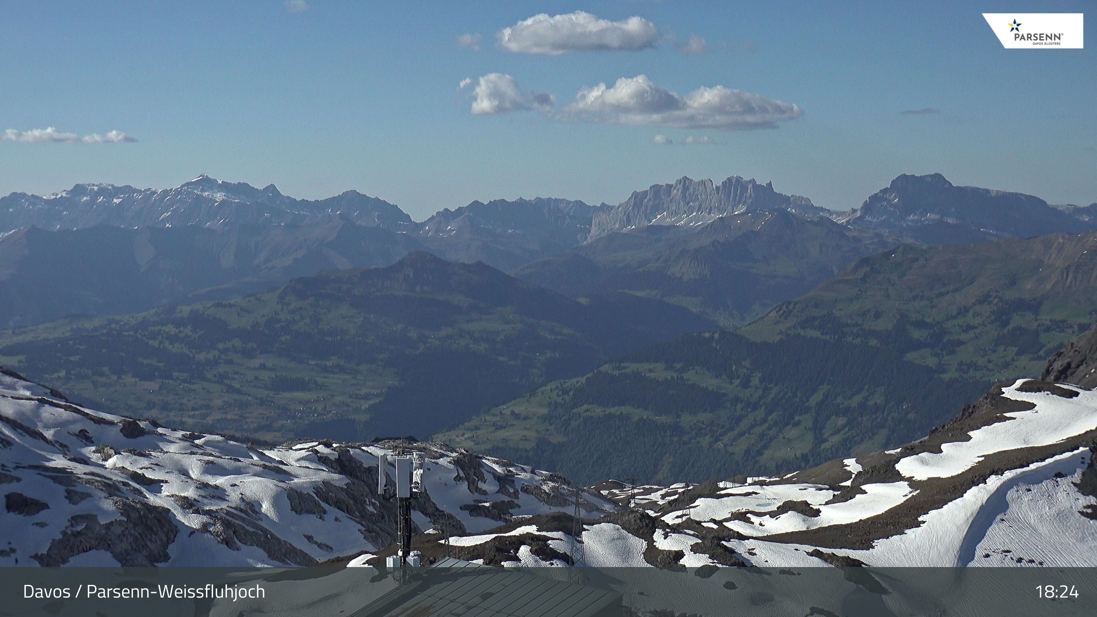 Archived image Webcam Weissfluhjoch, Davos Klosters