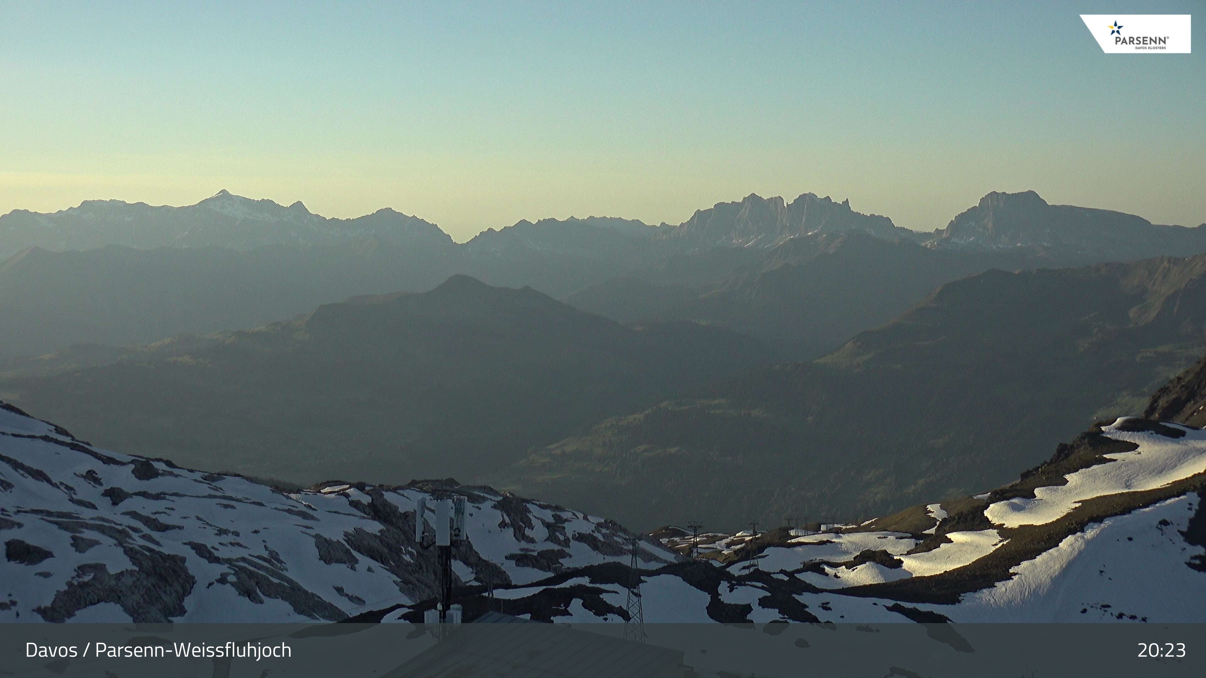 Archiv Foto Webcam Weissfluhjoch - Schifer