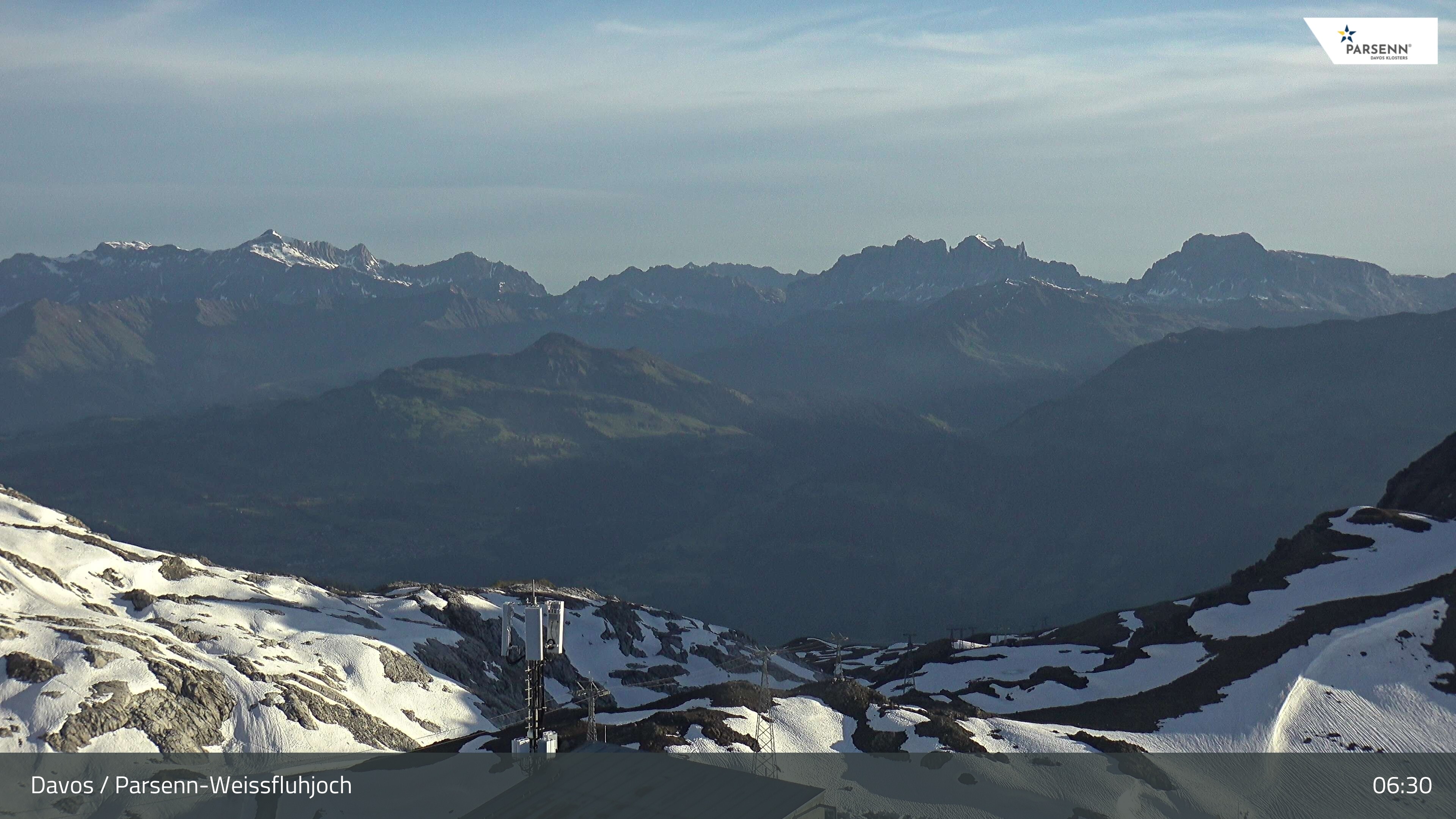 Archiv Foto Webcam Weissfluhjoch - Schifer
