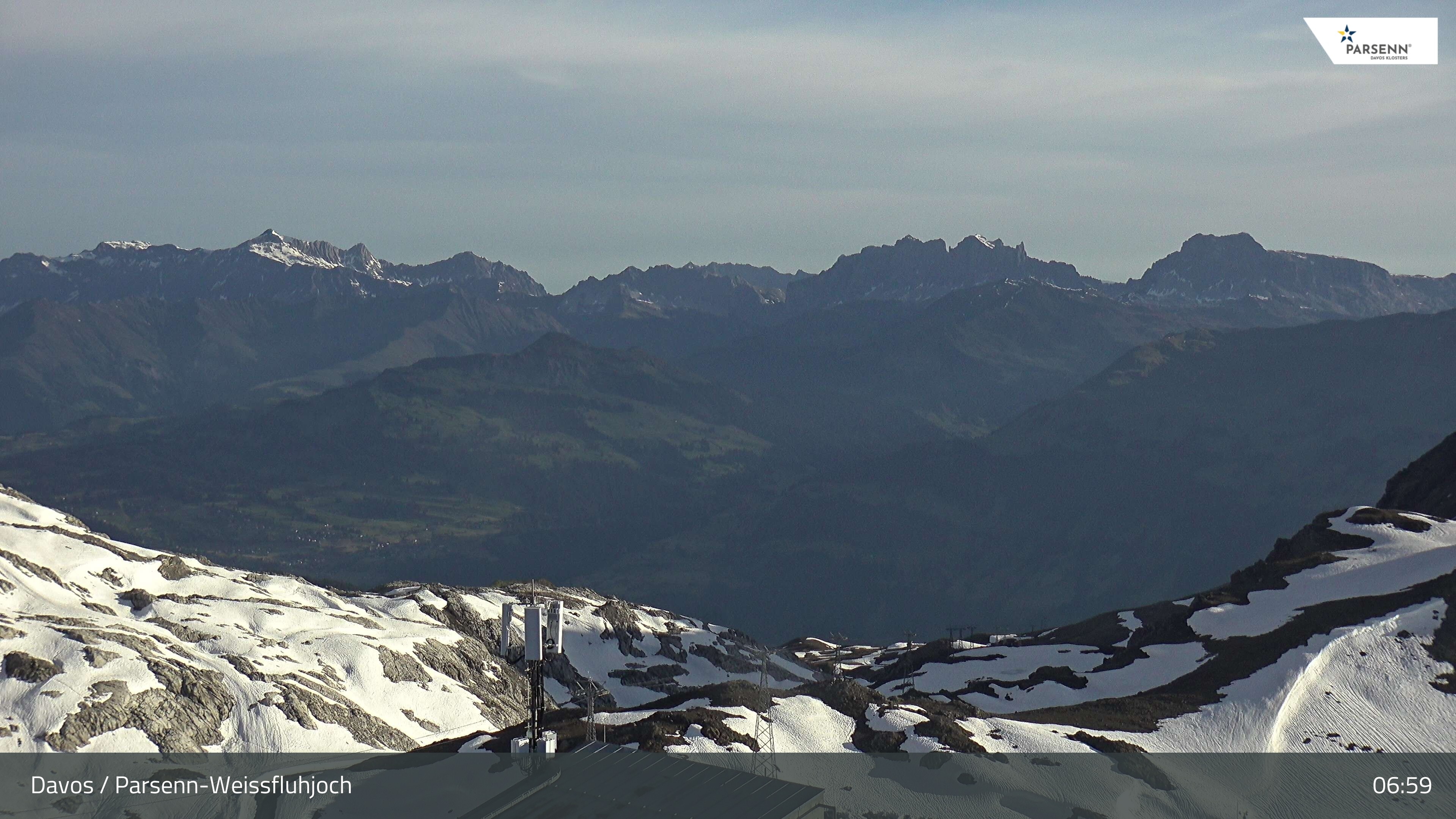 Archiv Foto Webcam Weissfluhjoch - Schifer