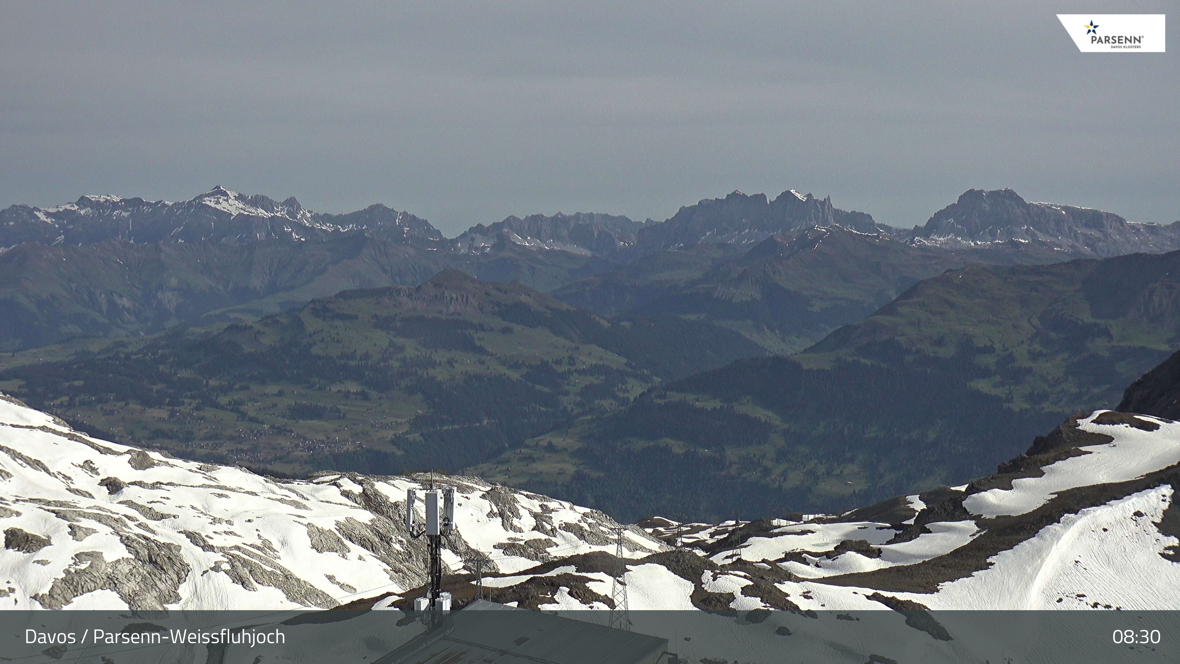 Archiv Foto Webcam Weissfluhjoch - Schifer