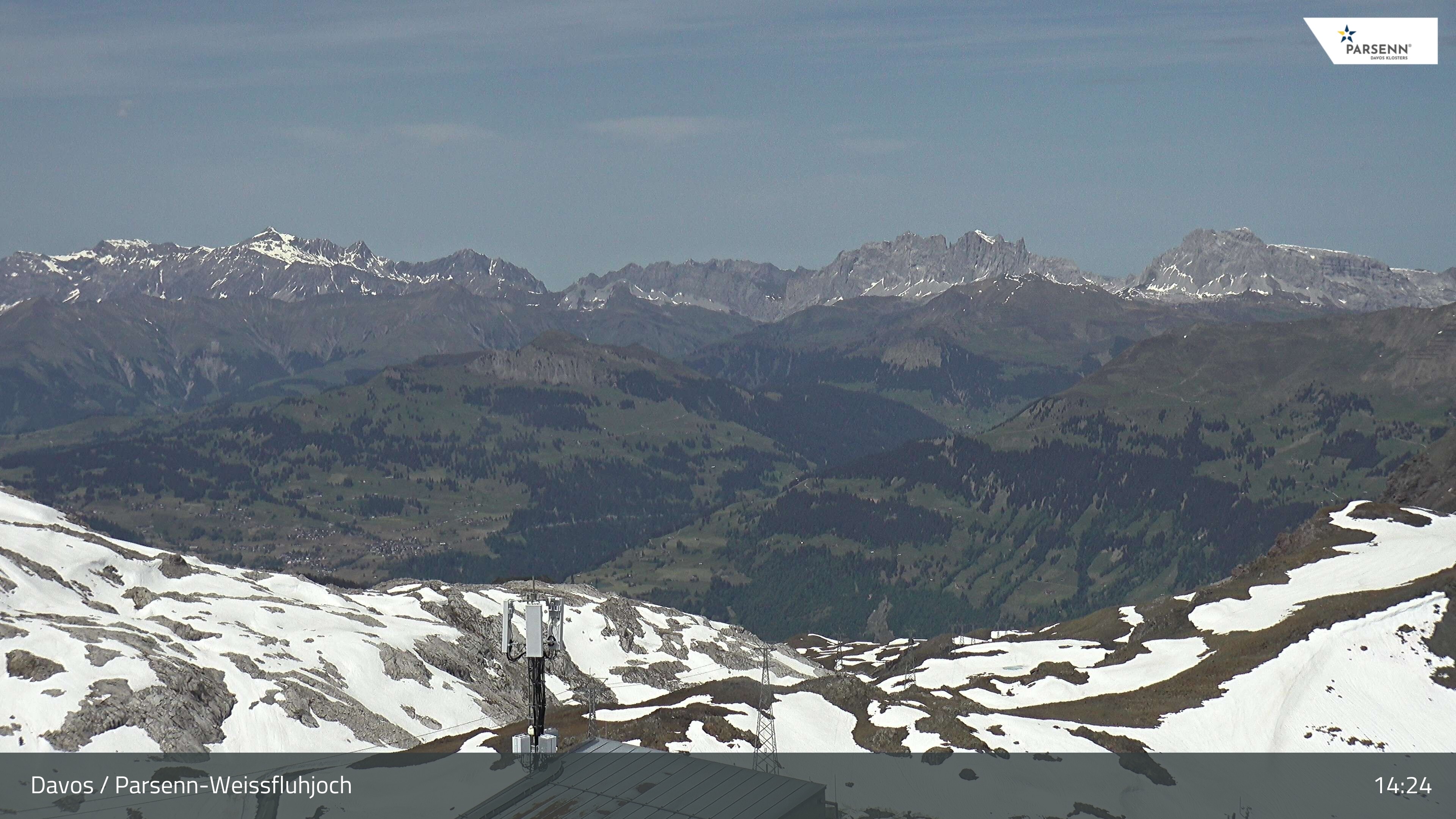 Archiv Foto Webcam Weissfluhjoch - Schifer