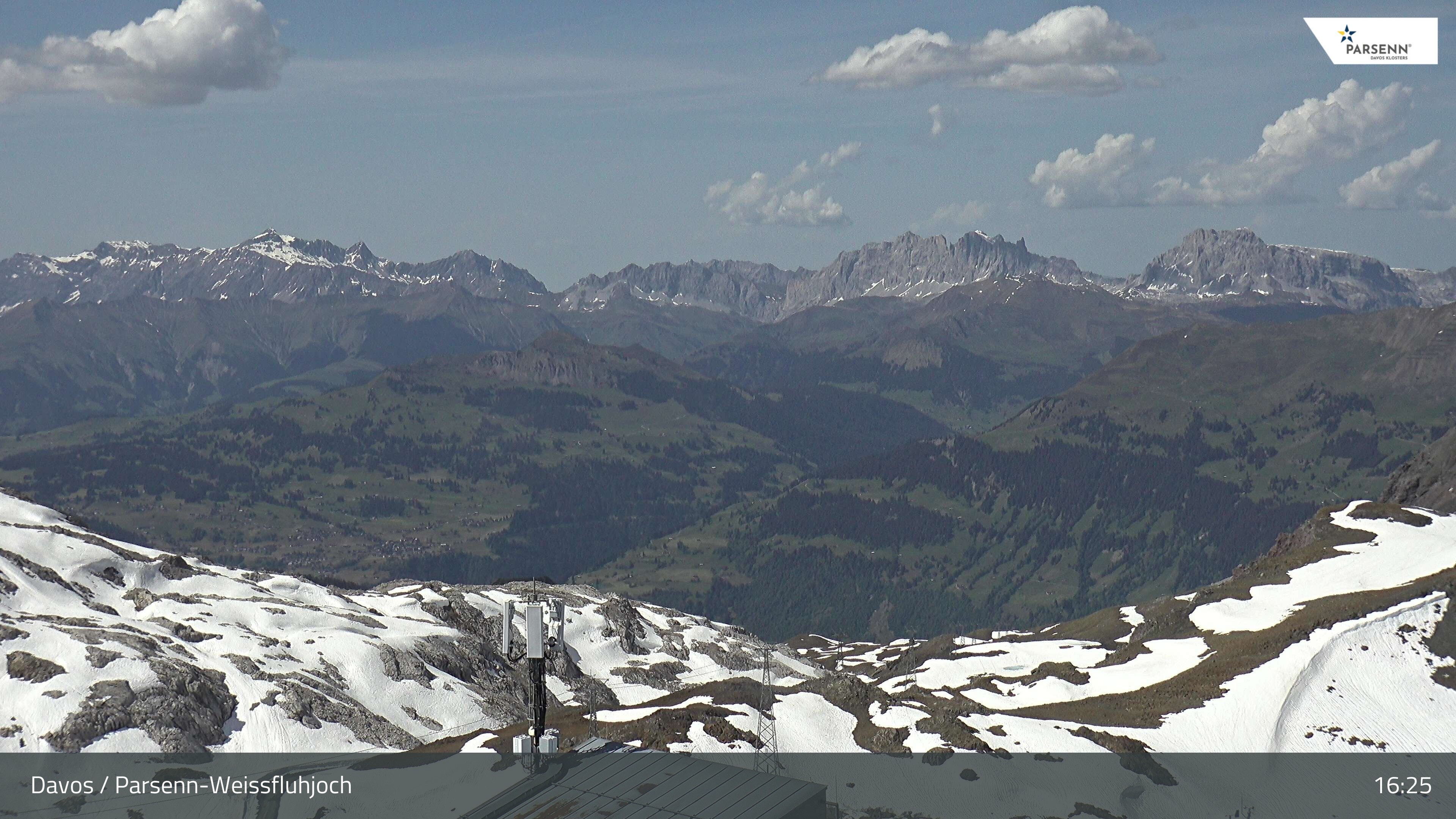 Archiv Foto Webcam Weissfluhjoch - Schifer