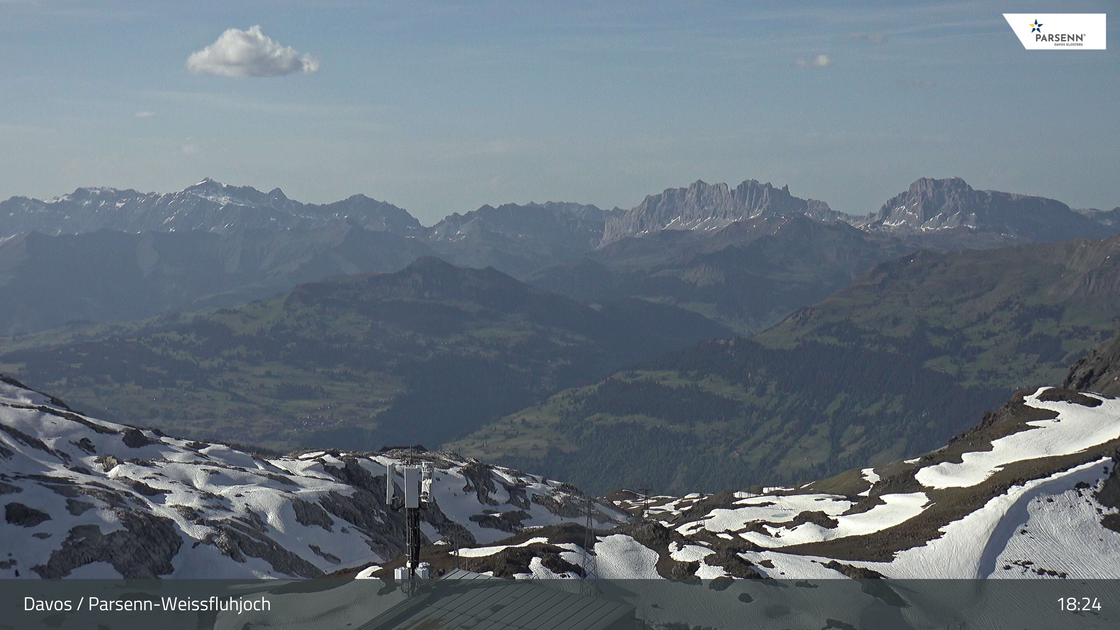 Archiv Foto Webcam Weissfluhjoch - Schifer