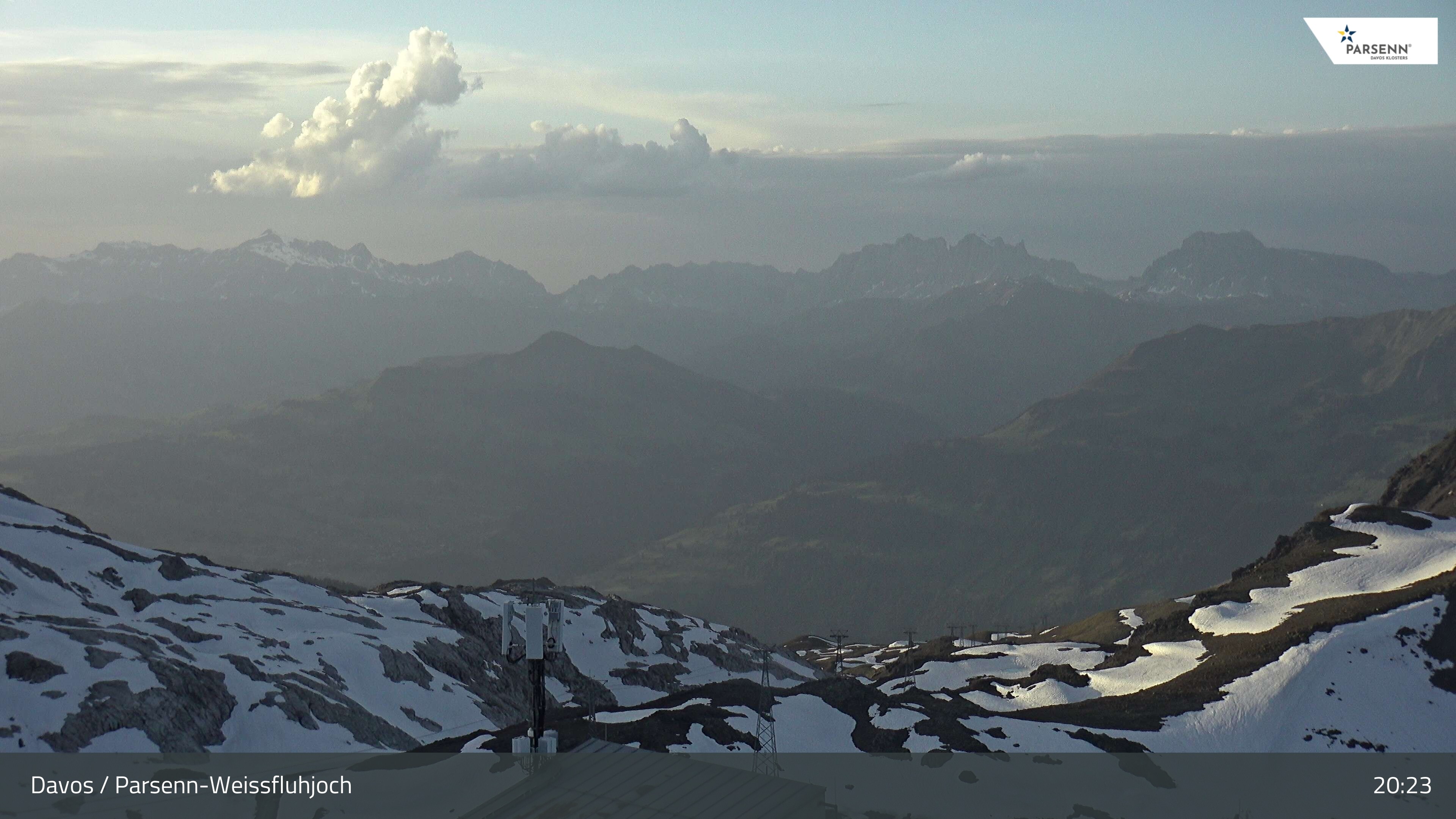 Archiv Foto Webcam Weissfluhjoch - Schifer