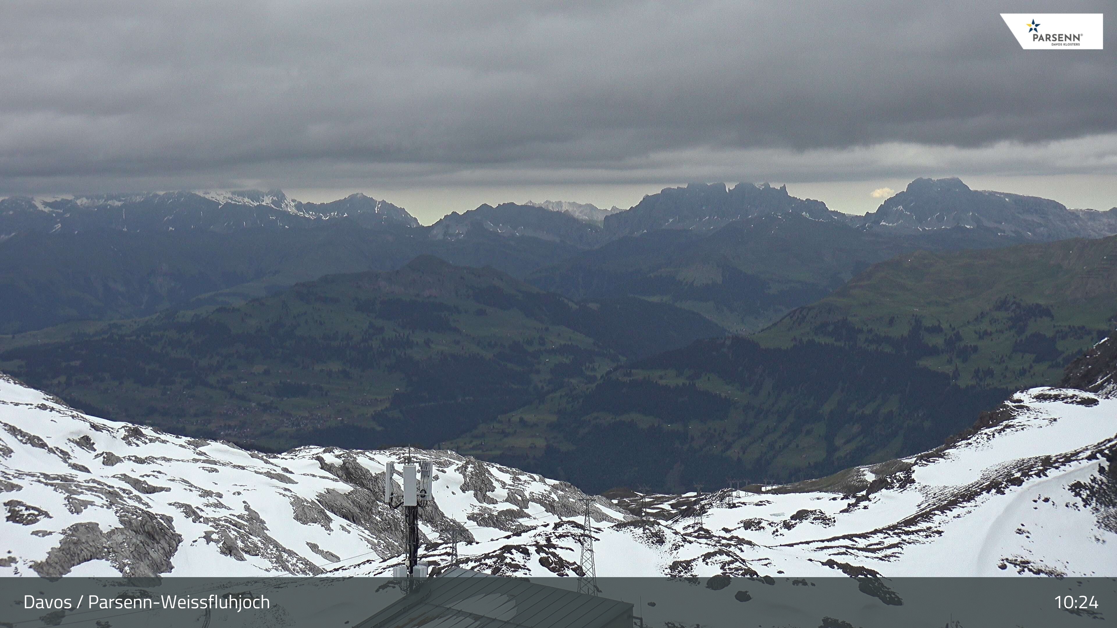 Archived image Webcam Weissfluhjoch, Davos Klosters