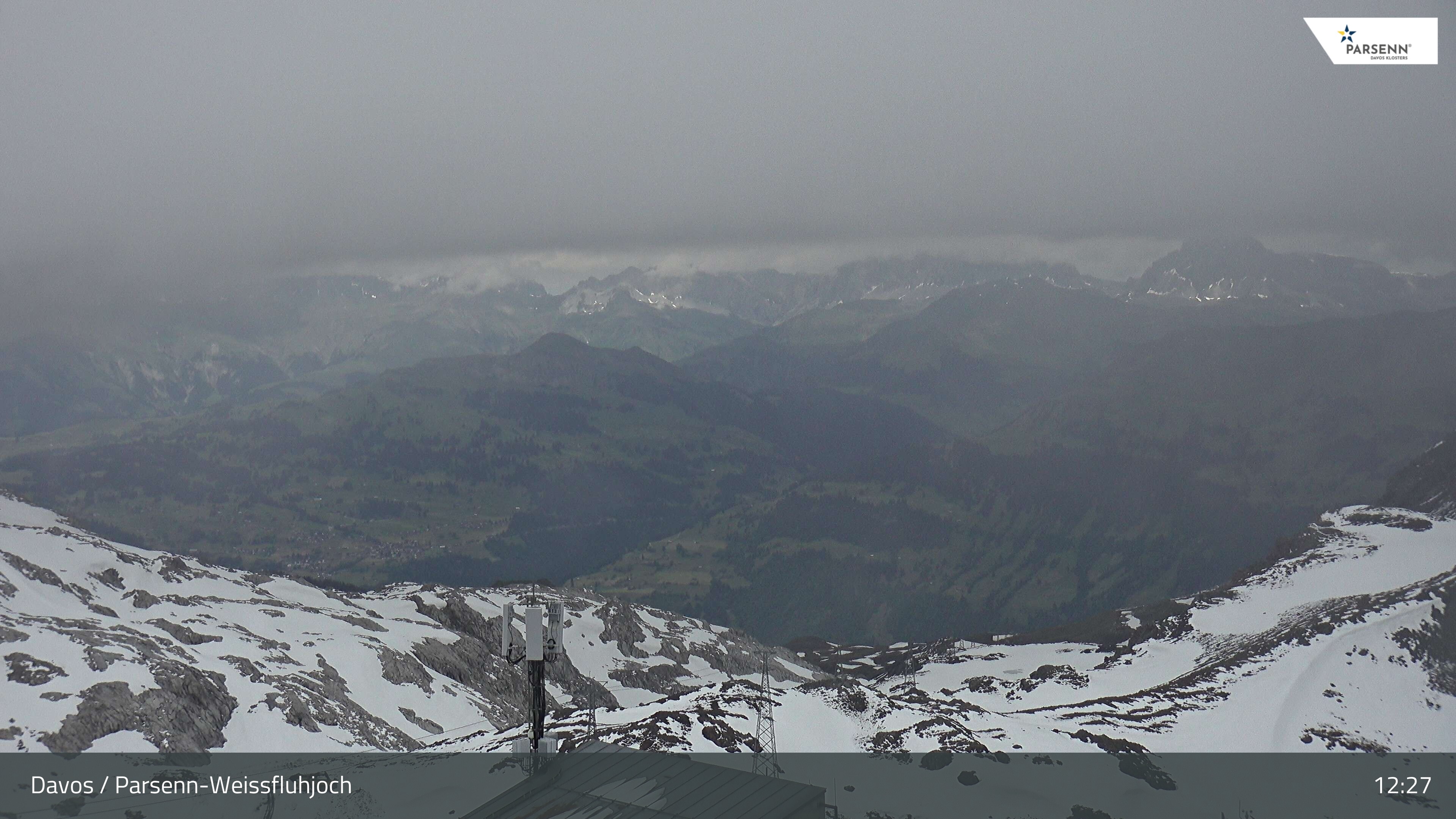 Archived image Webcam Weissfluhjoch, Davos Klosters