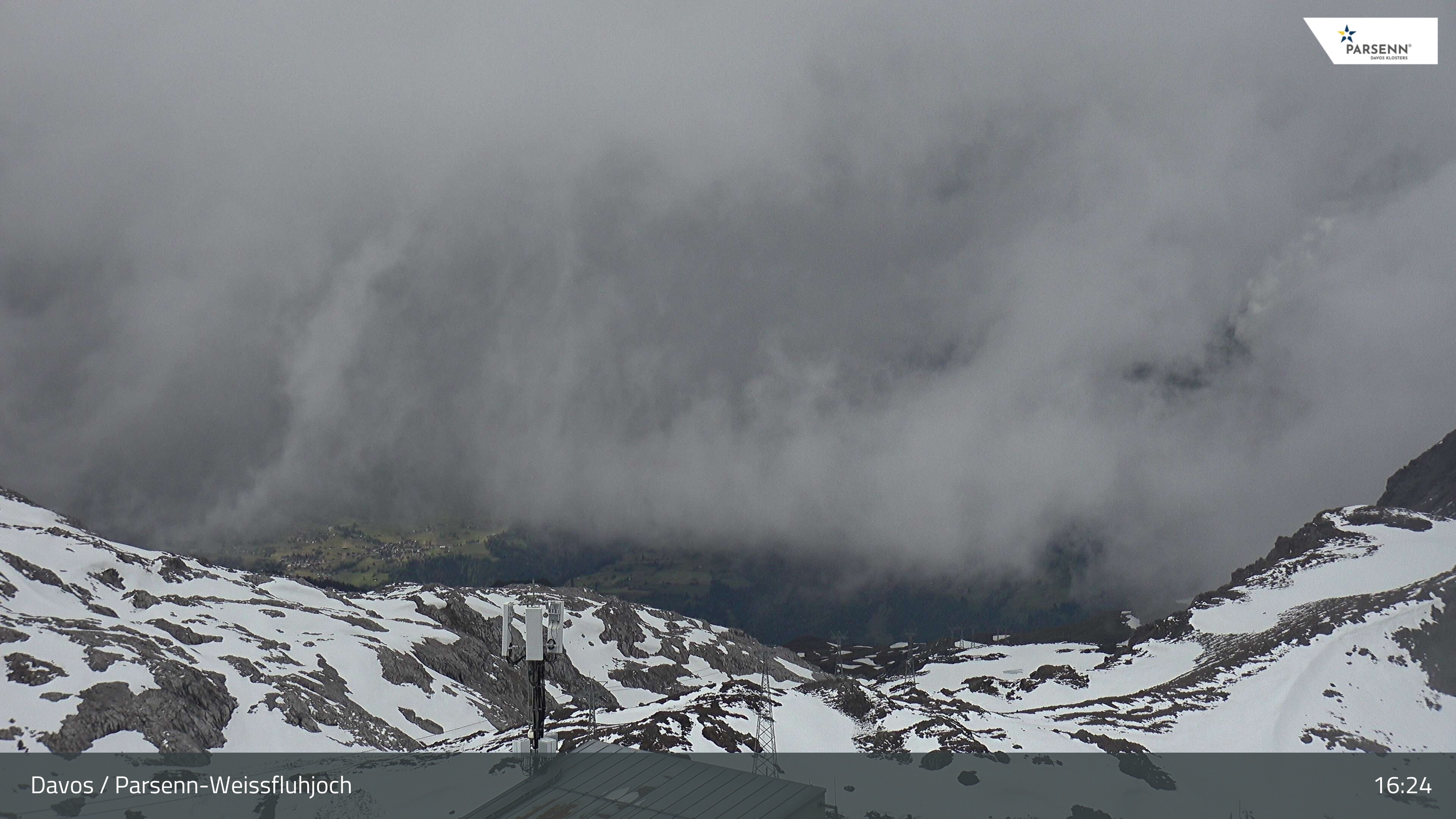 Archived image Webcam Weissfluhjoch, Davos Klosters