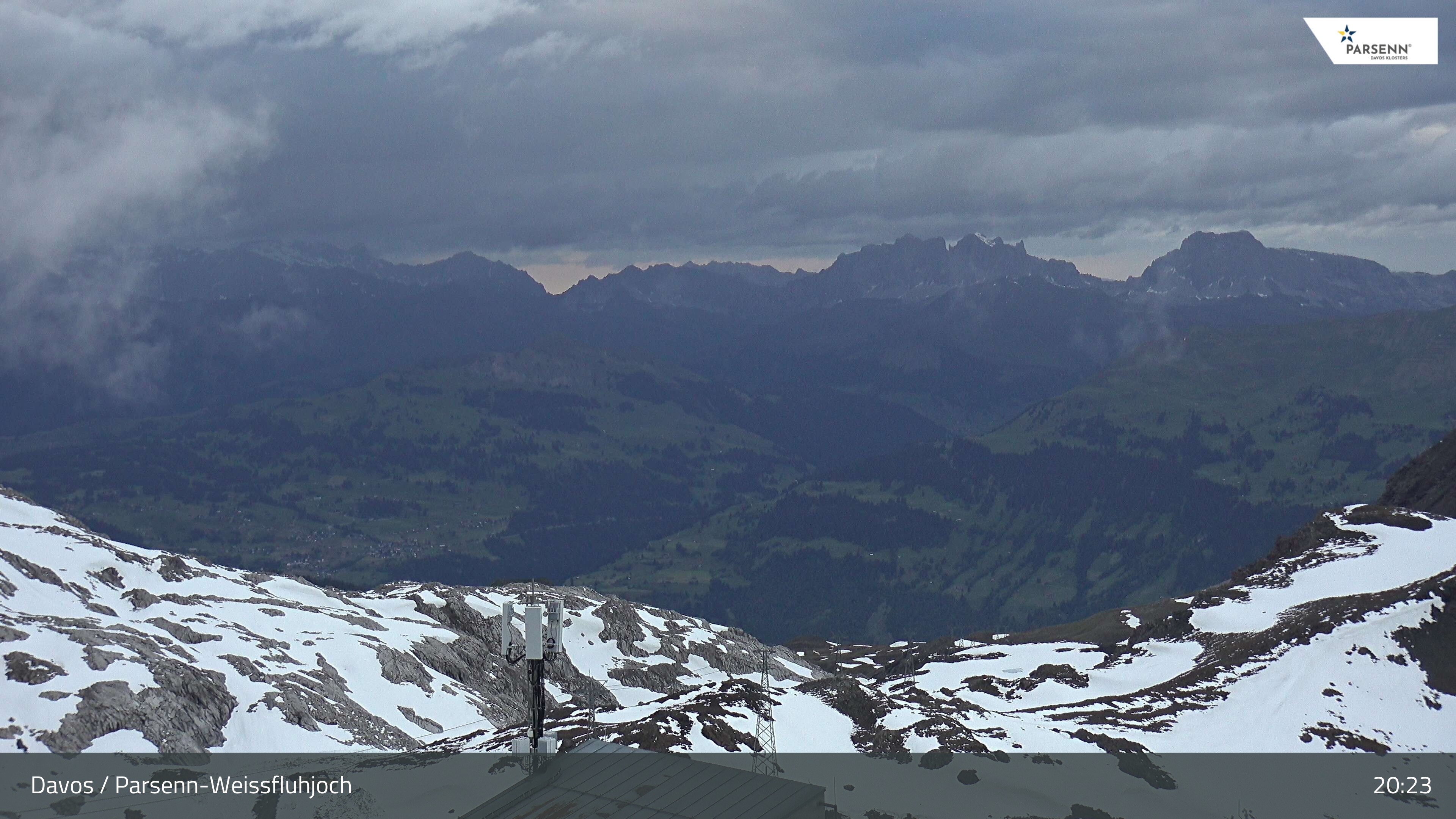 Archived image Webcam Weissfluhjoch, Davos Klosters