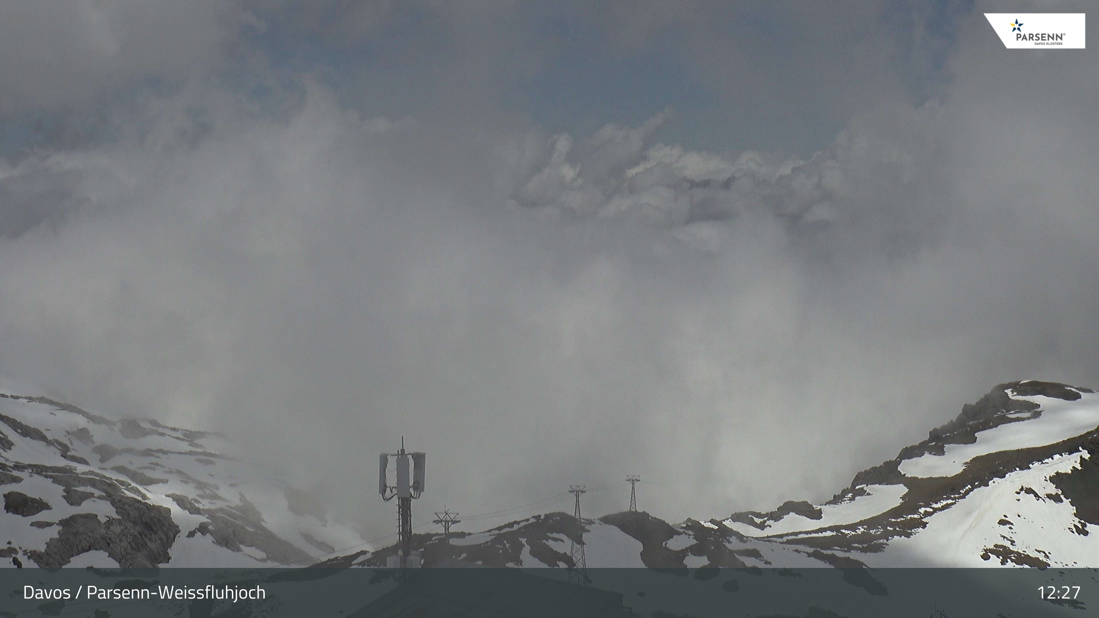 Archived image Webcam Weissfluhjoch, Davos Klosters