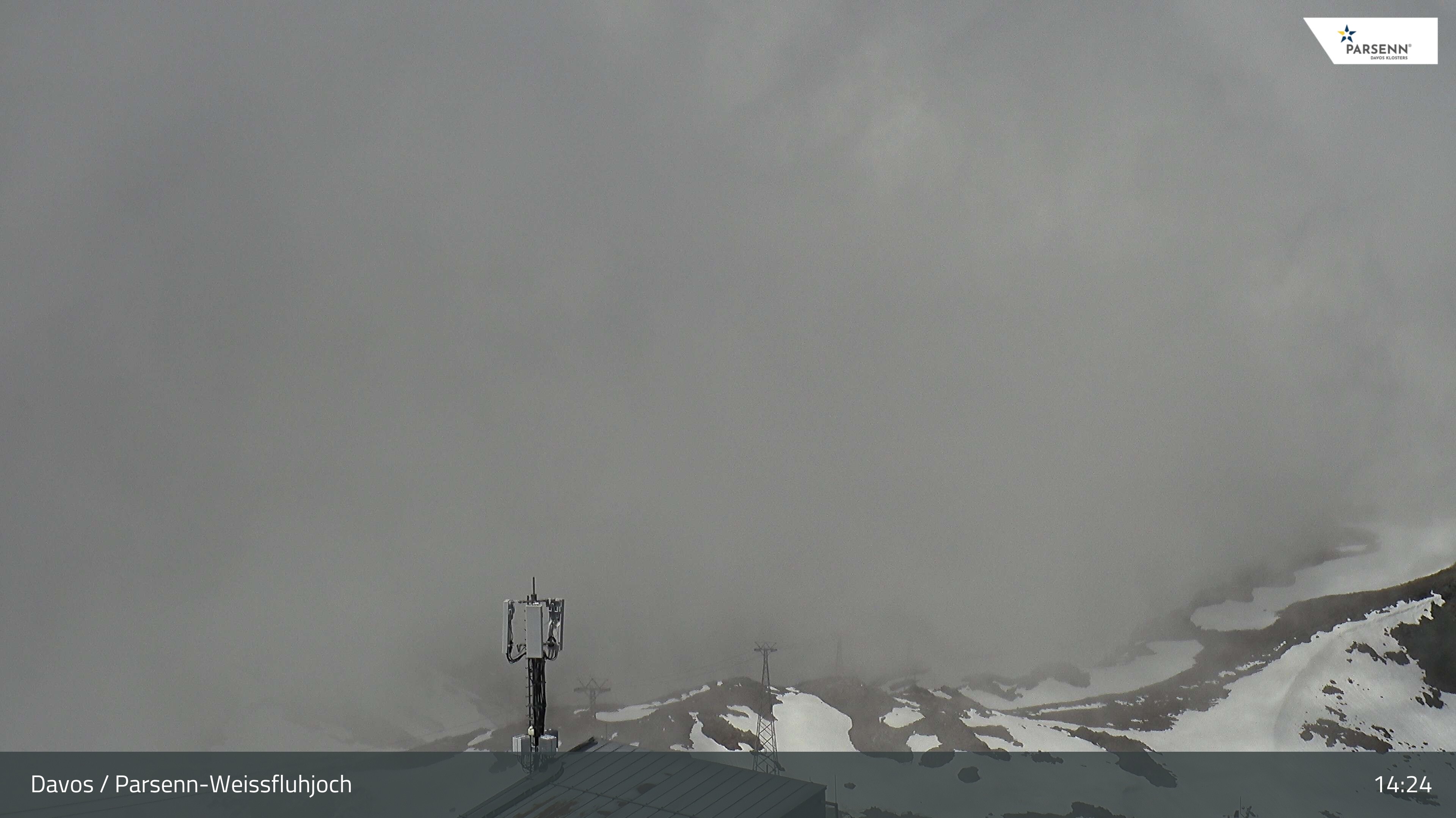 Archived image Webcam Weissfluhjoch, Davos Klosters
