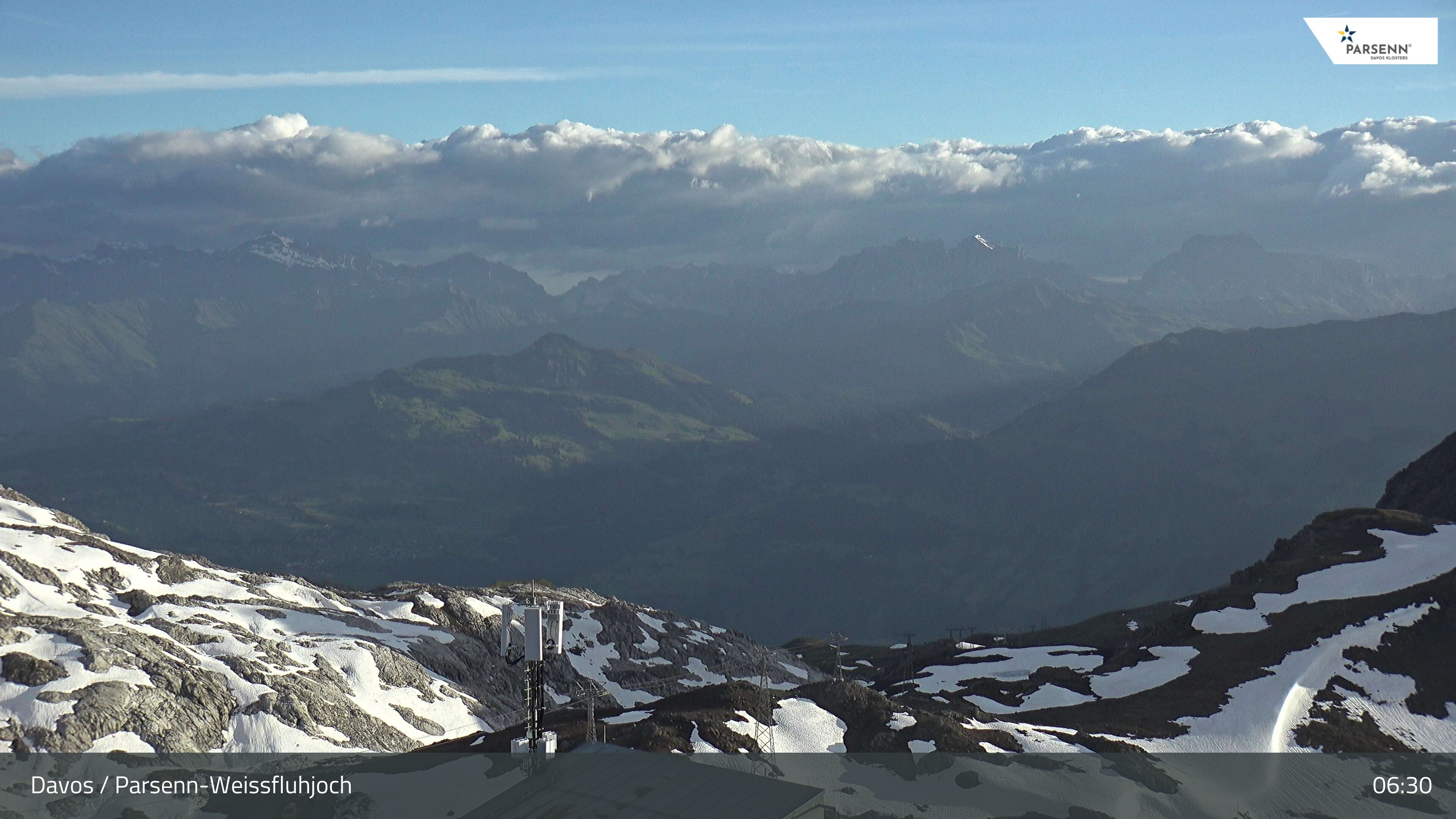 Archiv Foto Webcam Weissfluhjoch - Schifer