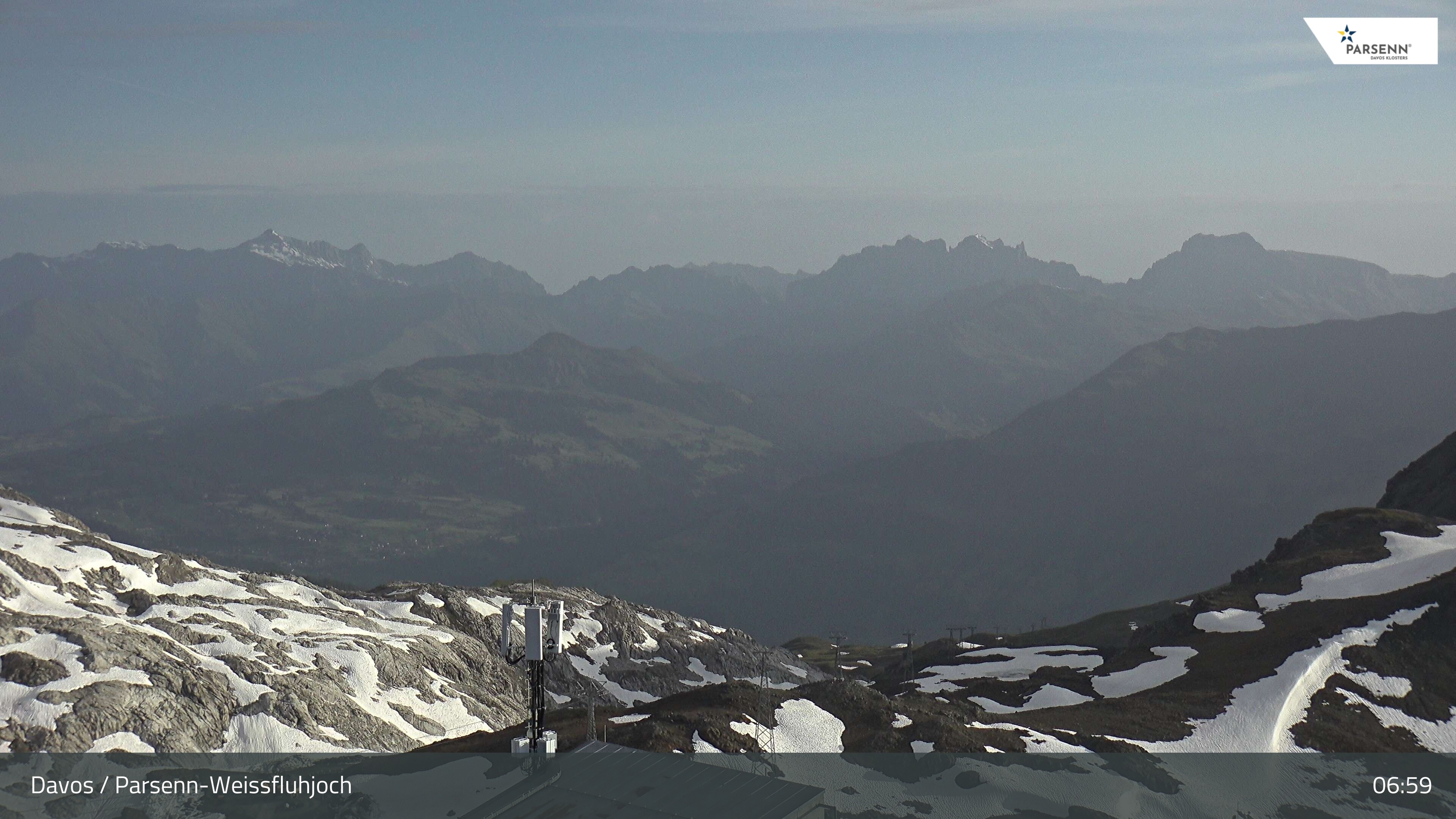 Archiv Foto Webcam Weissfluhjoch - Schifer