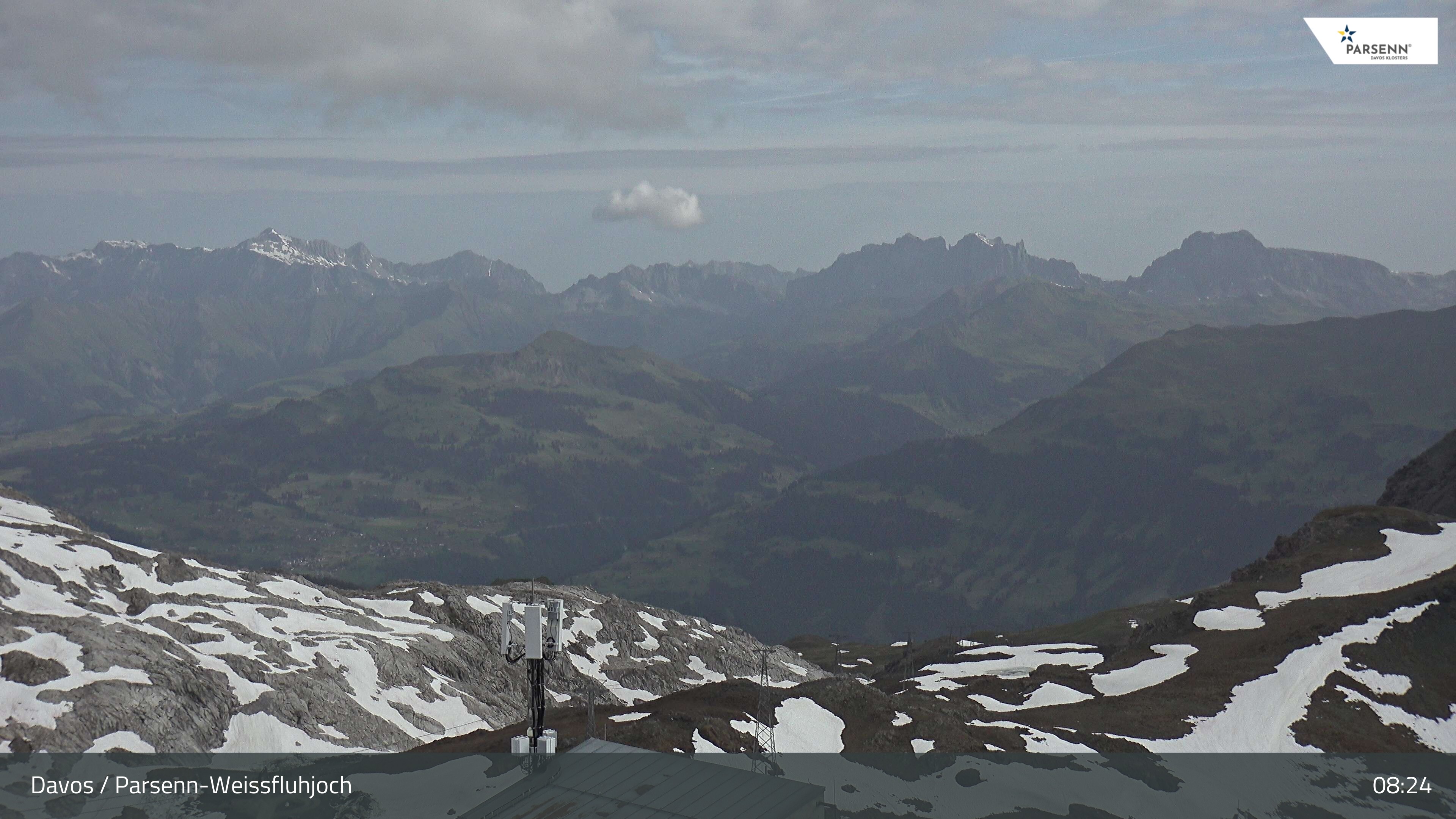 Archiv Foto Webcam Weissfluhjoch - Schifer