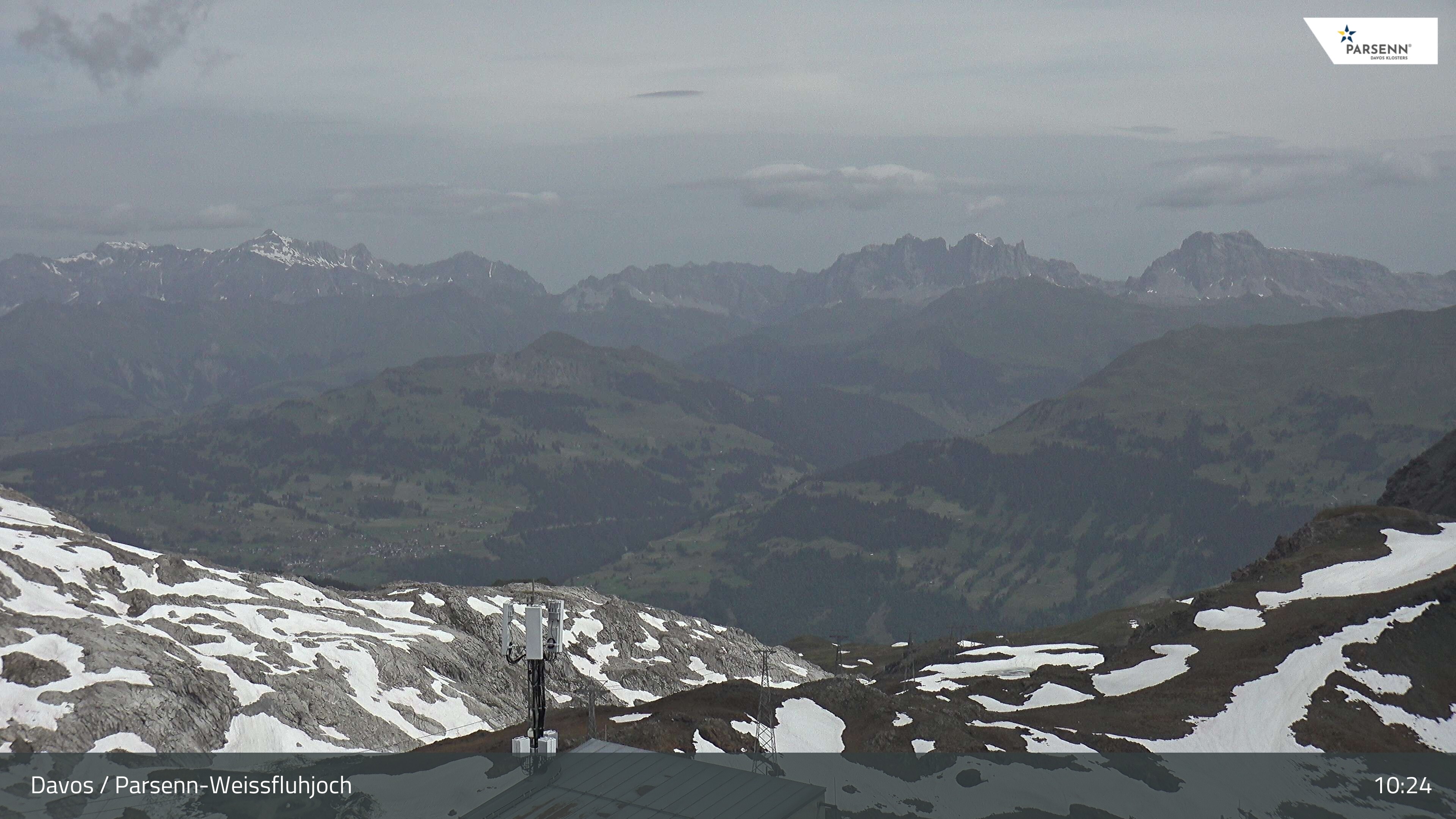 Archiv Foto Webcam Weissfluhjoch - Schifer