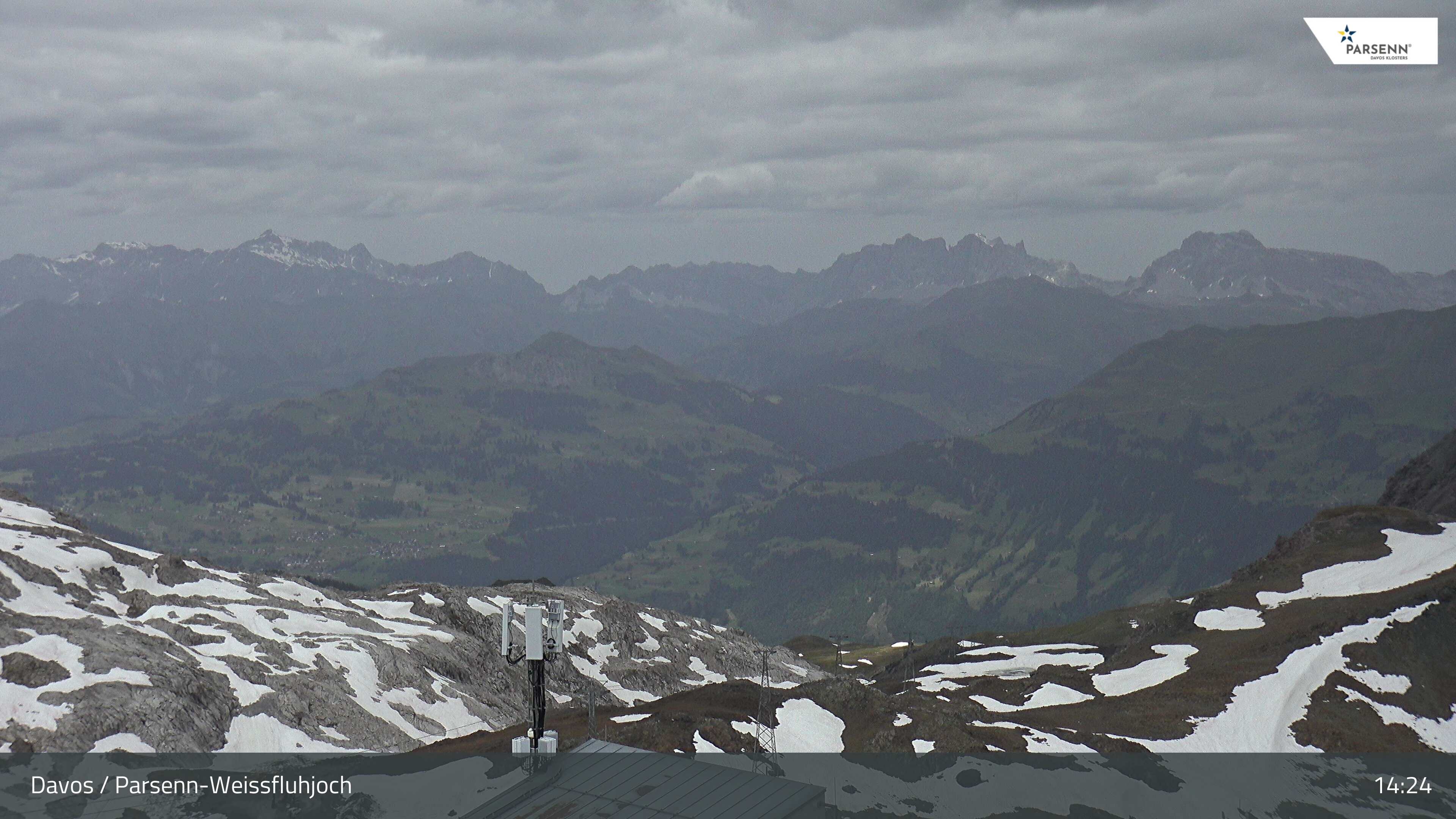 Archiv Foto Webcam Weissfluhjoch - Schifer