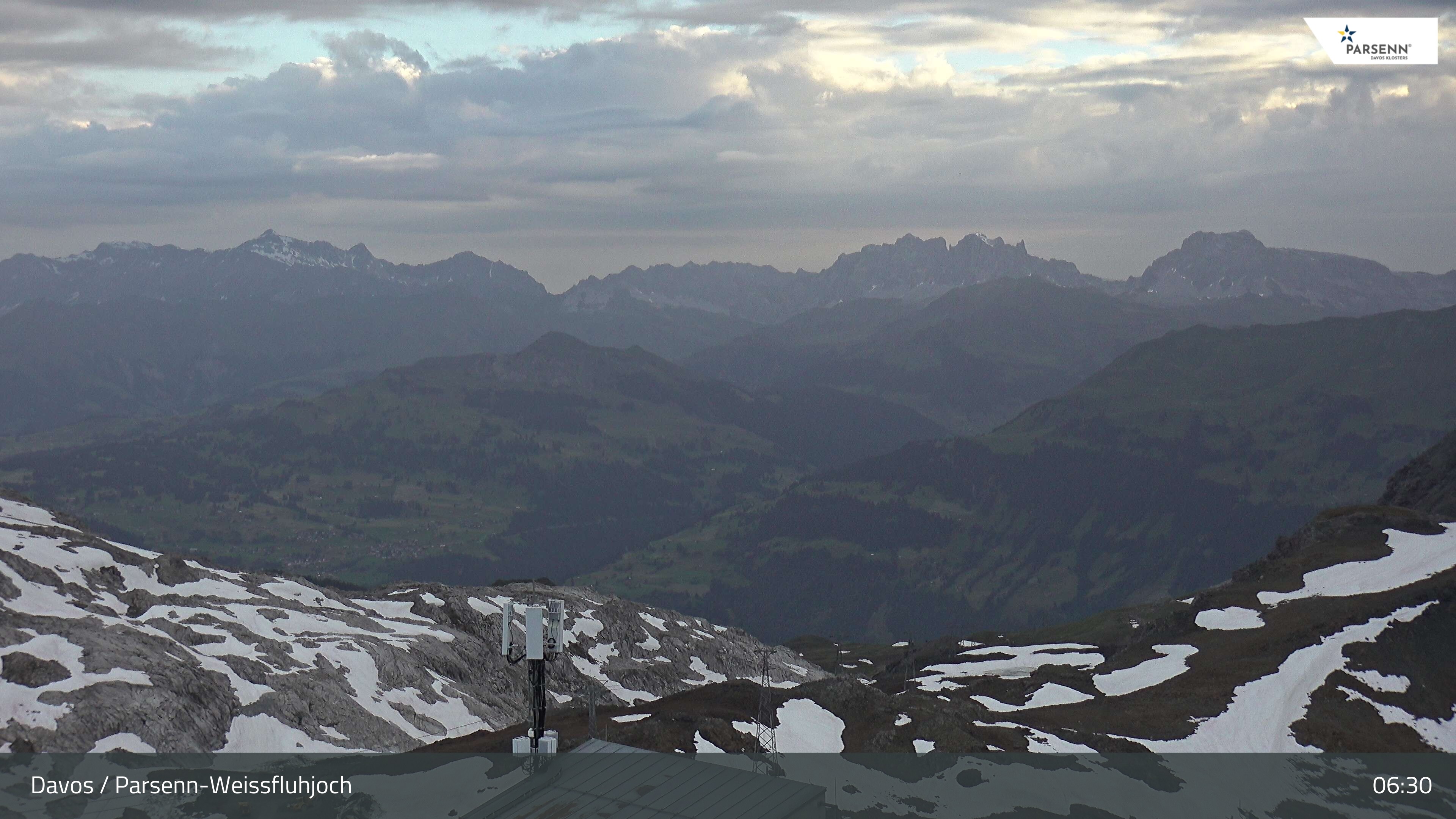 Archiv Foto Webcam Weissfluhjoch - Schifer